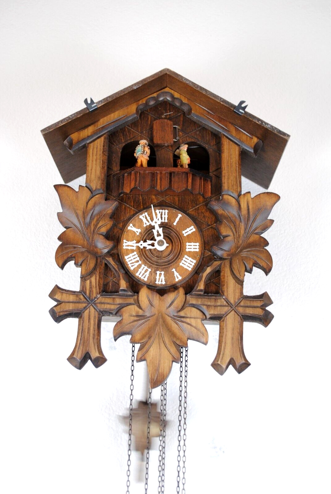 Edelweiss Vintage Handmade 1 Day Cuckoo Clock Working