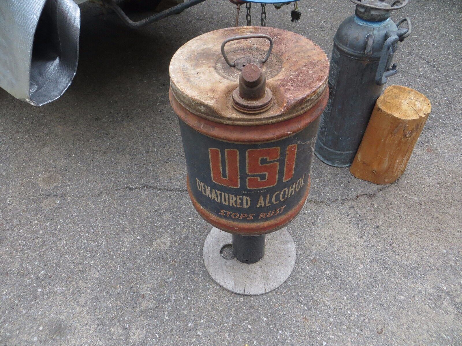 USI Pyro Brand Denatured Alcohol 5 gallon can oil gas 