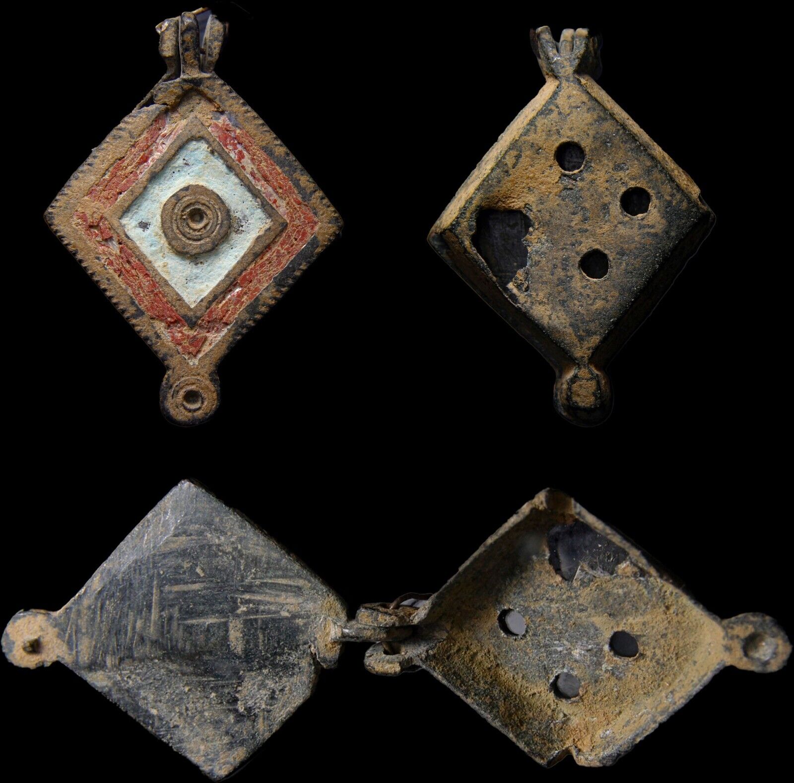 Ancient Phoenician / Early Greco-Roman LOCKE Pendant Wearable Antiquity Artifact