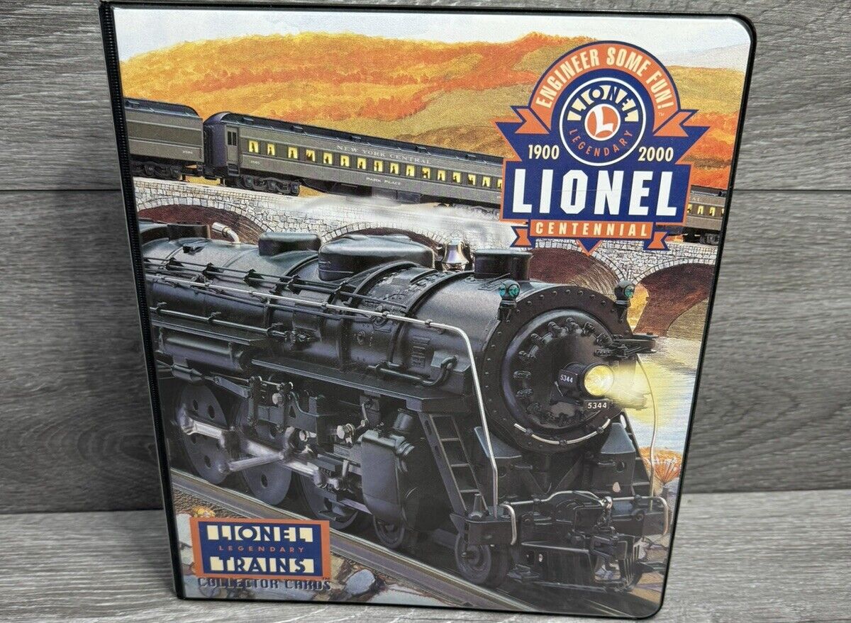 LIONEL LEGENDARY TRAINS Complete Collectors CARD SET 72/72 + BINDER Extra Cards