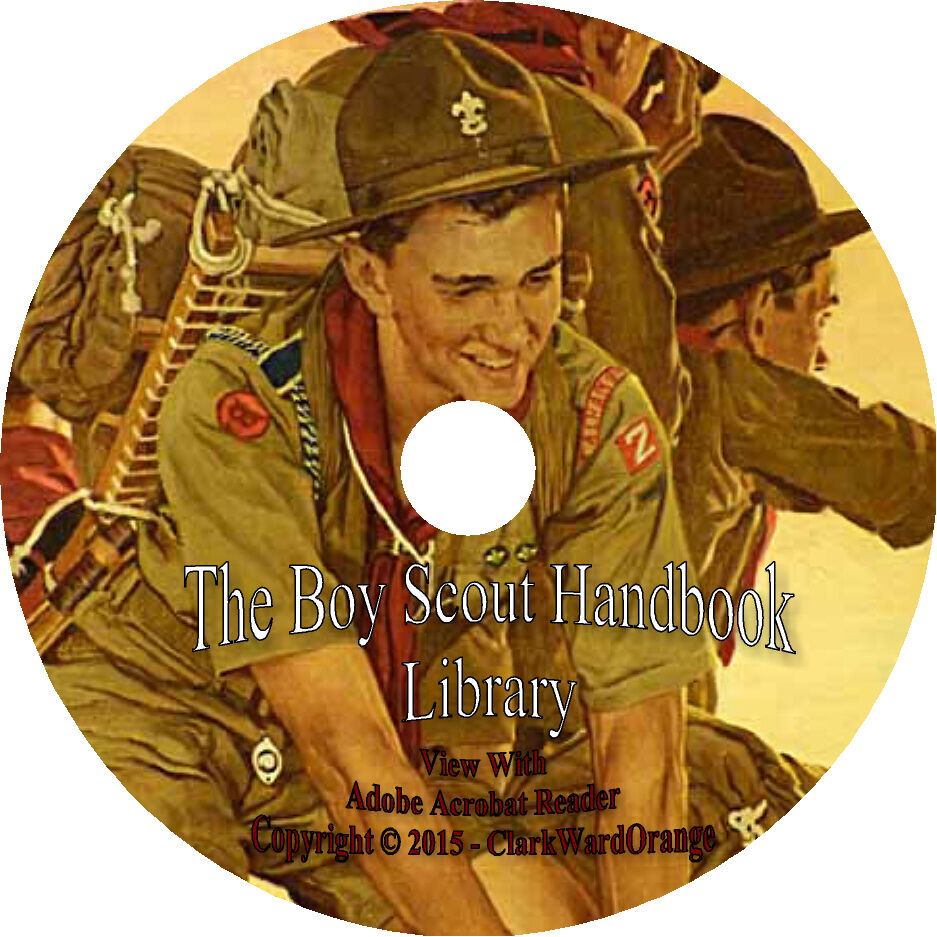 70 Vintage Books on DVD, The Boy Scout Handbook, Survival Tools How to Camp 