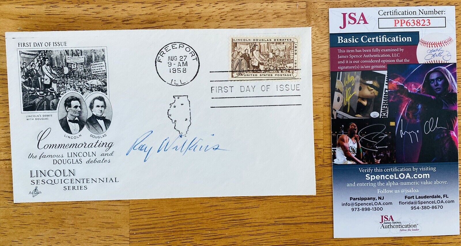 Roy Wilkins Signed Autographed First Day Cover JSA Cert Civil Rights Activist