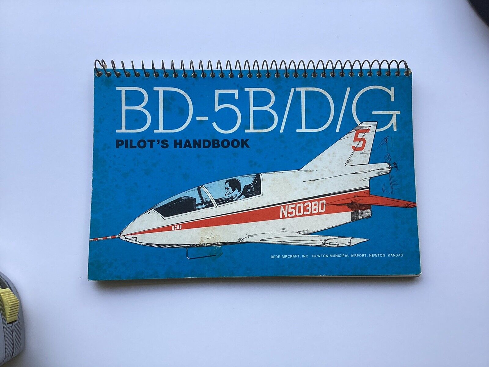 Original 1976 BD-5B/D/G Pilot\'s Handbook - JIM BEDE Microjet