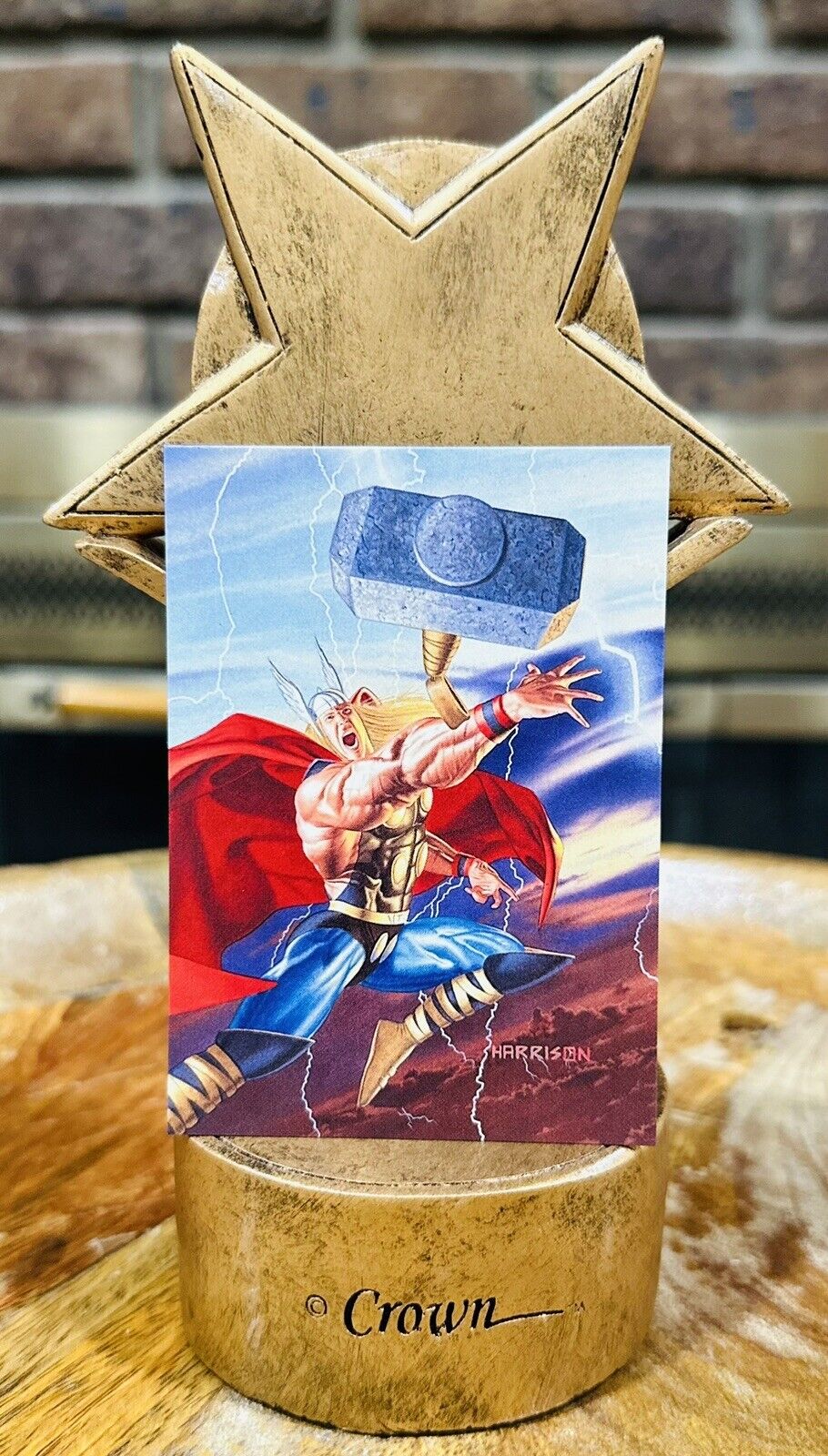1993 Marvel Masterpieces SUPER RARE Thor No-Foil Prepress #3🔥💎🔥