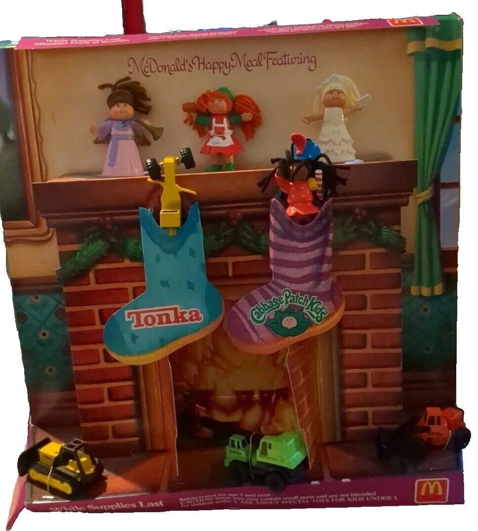 Cabbage Patch Kids Tonka McDonald’s Happy Meal Display 1994. Complete Vintage