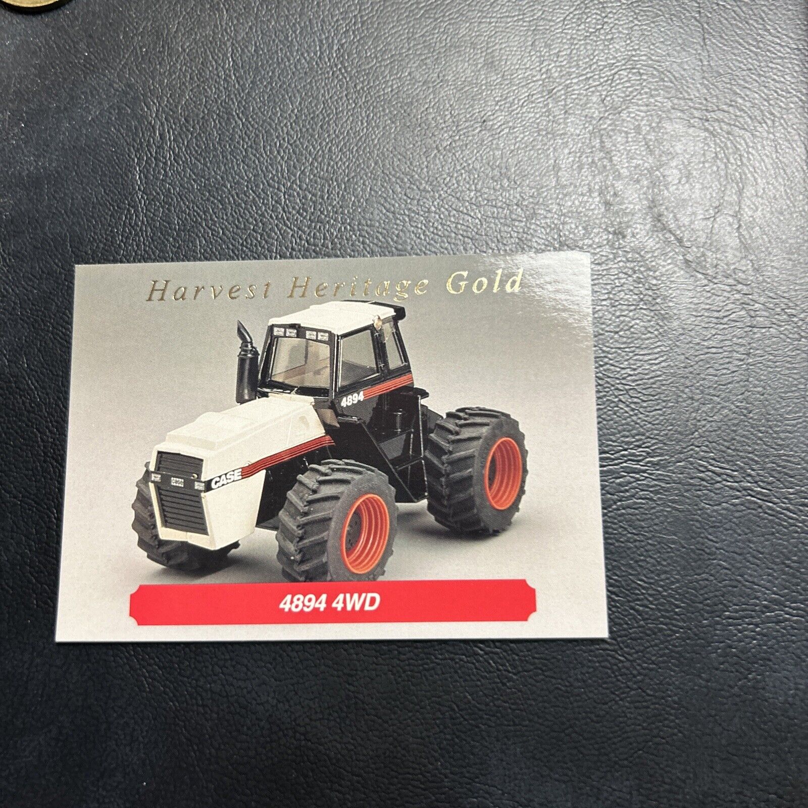Jb23 Harvest Heritage  1995 Ertl Case #sc5 4894 4wd Tractor Gold