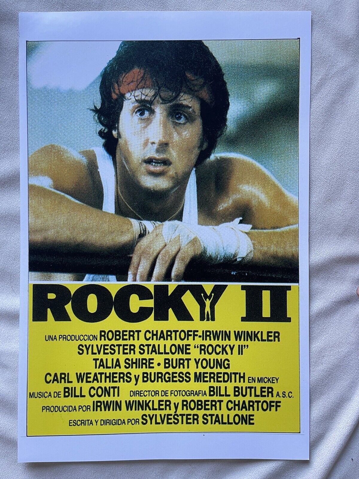 Rocky 2 Sylvester Stallone Poster 11 x 17 (193)