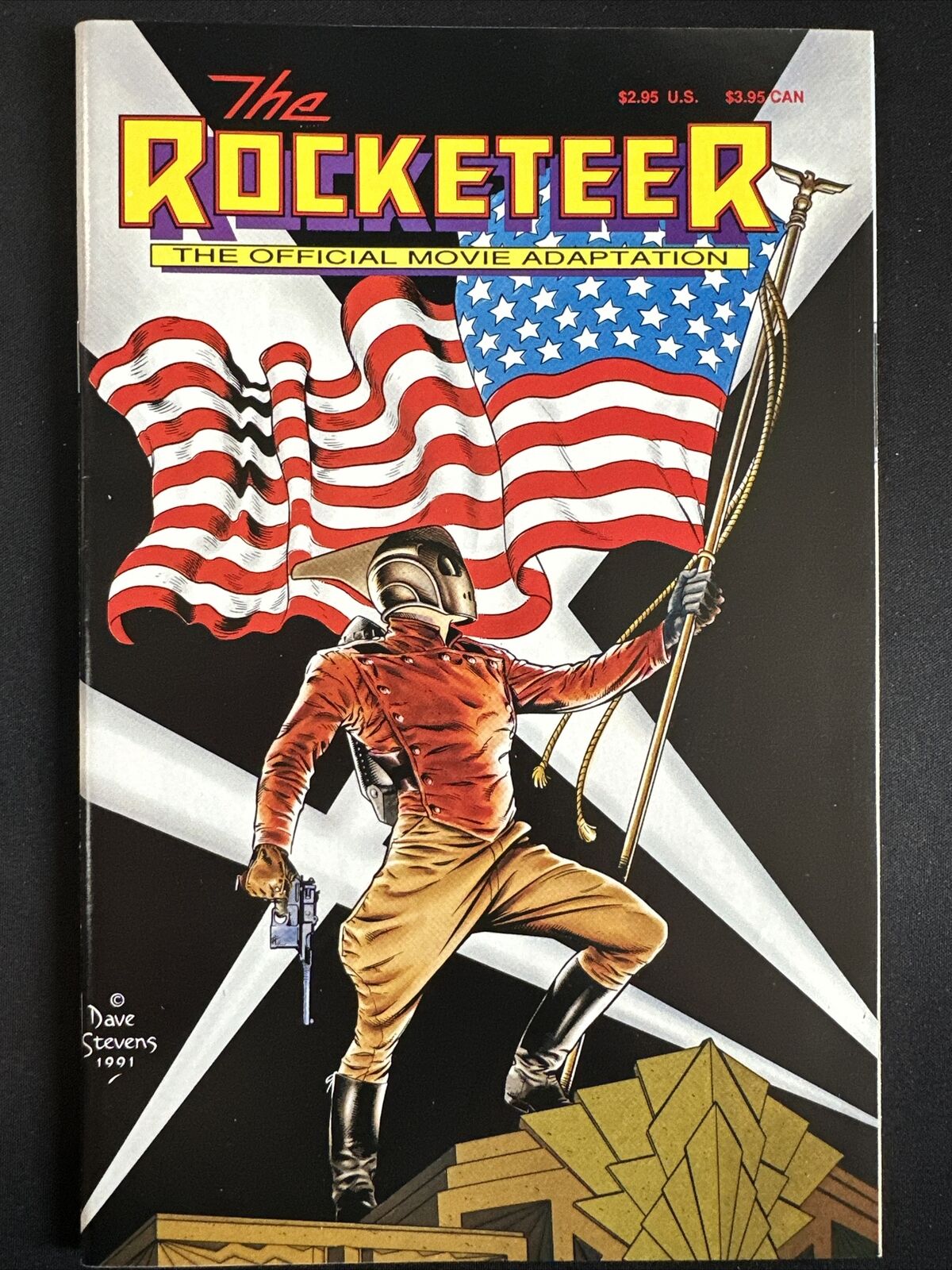 Rocketeer Official Movie Adaptation #1 Comic Dave Stevens Cover 1992 VF *A2
