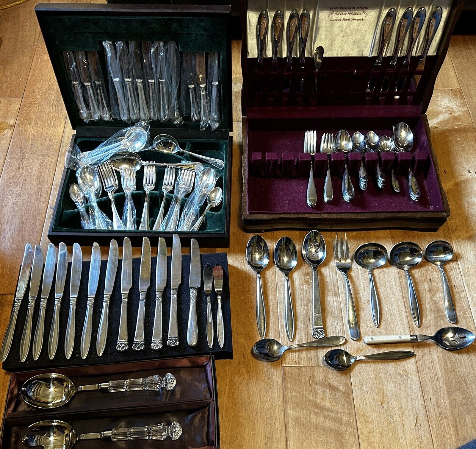 Vintage Stainless Steel & Silverware Waterford Lot. High Quality, Fast Shipping.