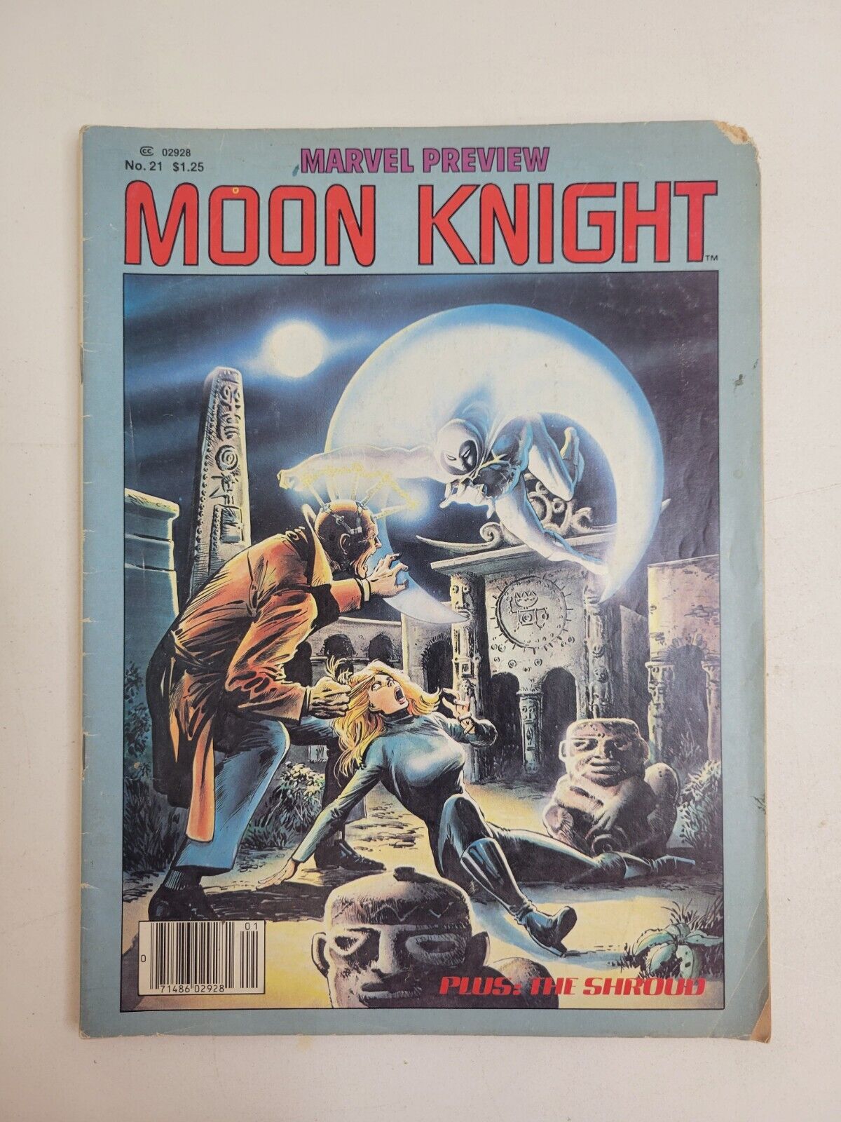 Marvel Preview  Moon Knight   No #21  Early Solo Moon Knight  The Shroud