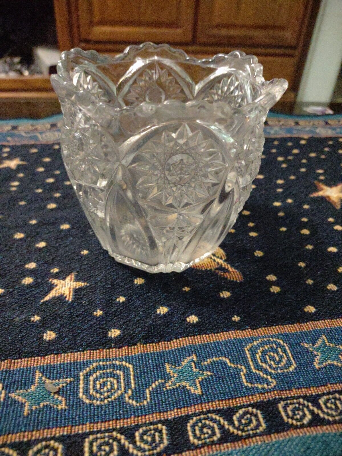 antique glass vase