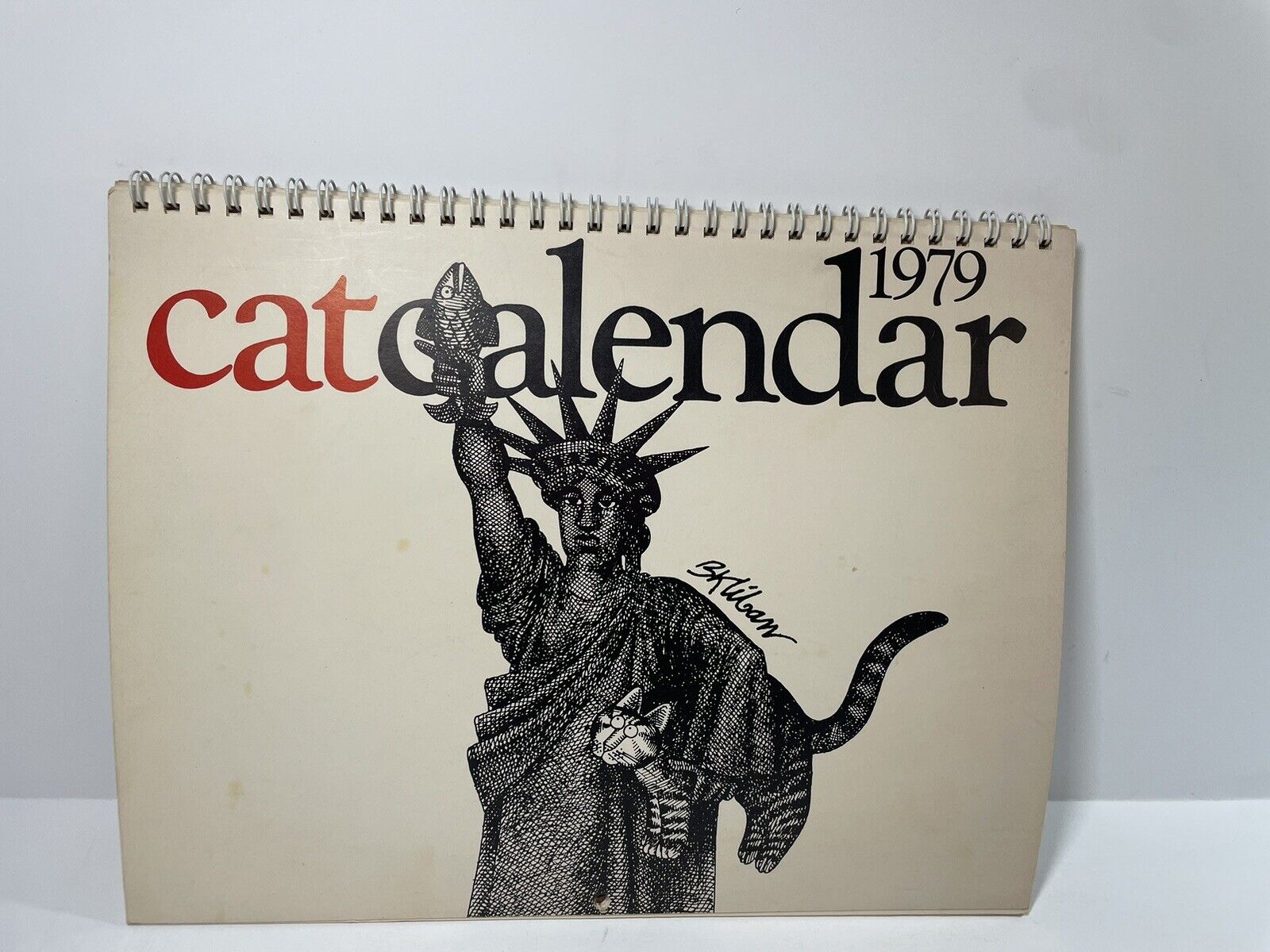 Vintage Cat Calendar 1979