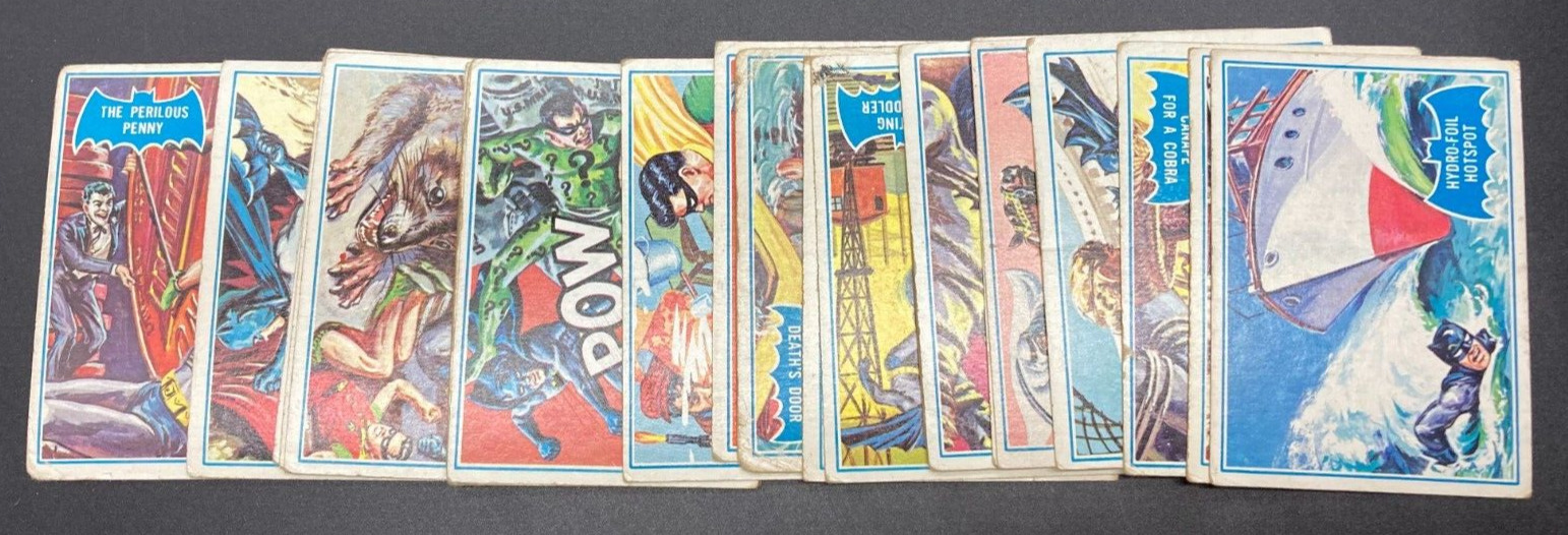 1966 Topps Batman (Blue Bat) Card Lot of 20 cards
