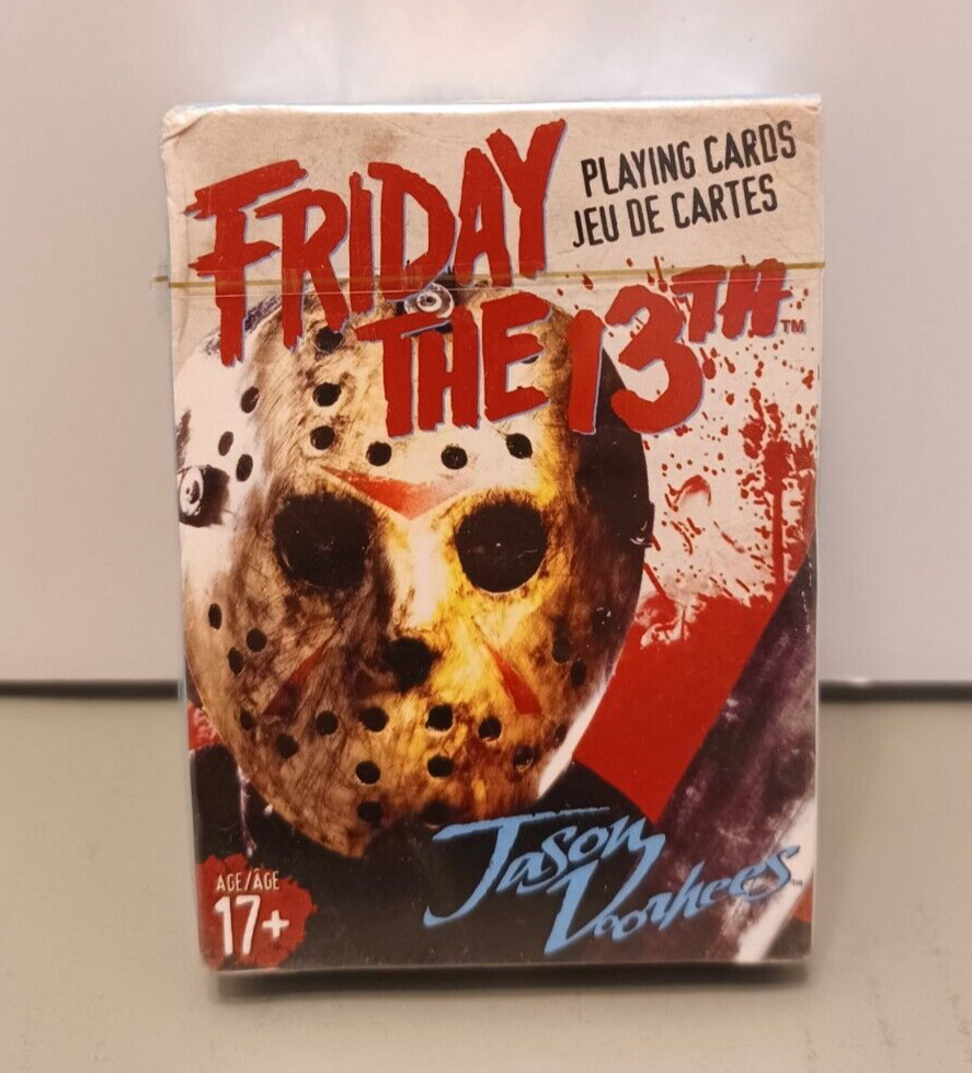 New Friday the 13th Jason Vorhees Deck of Horror Movie Playing Cards Sealed Pack
