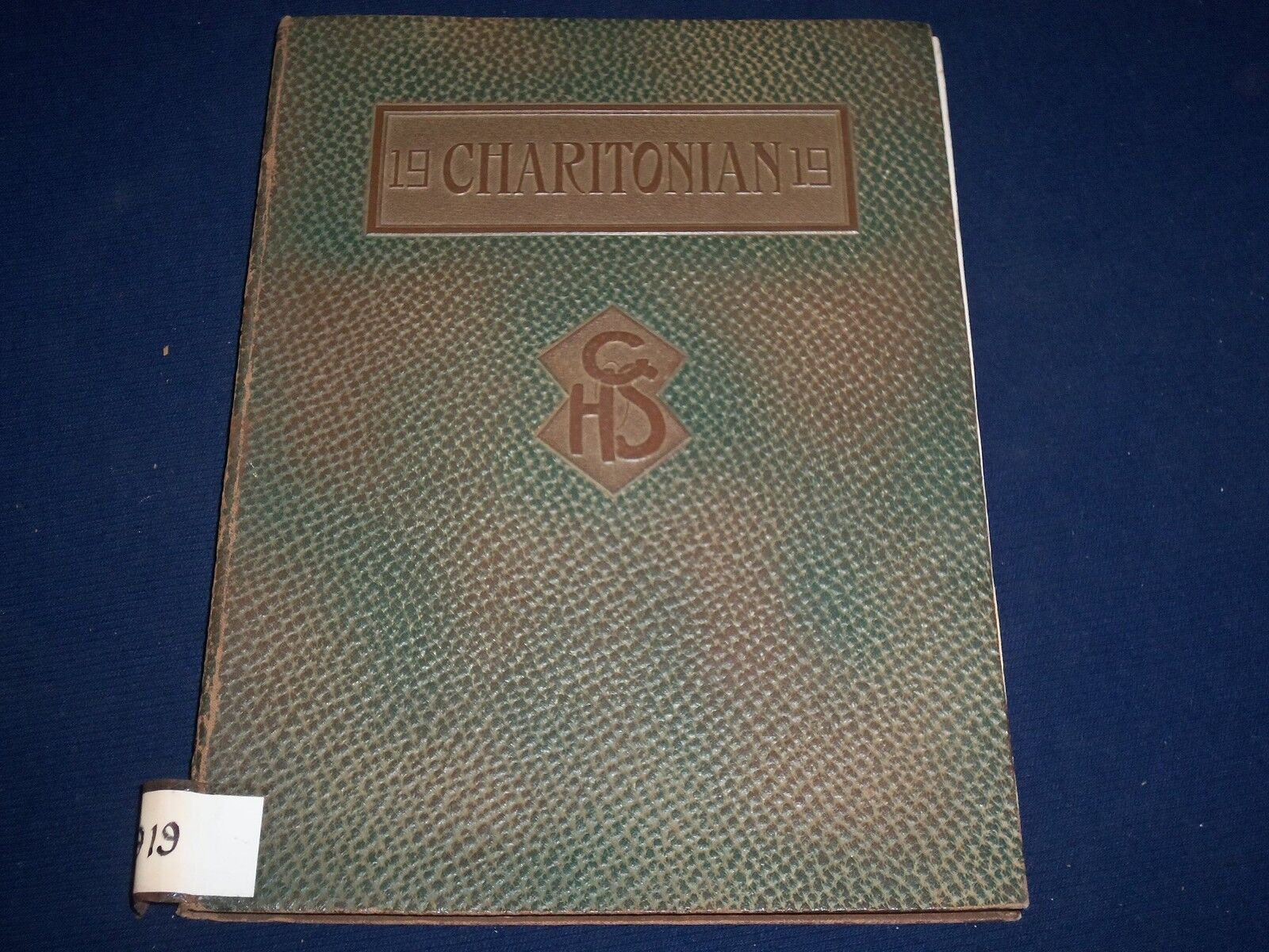 1919 THE CHARITONIAN HIGH SCHOOL YEARBOOK VOL. 5 - IOWA - GREAT PHOTOS - YB 103