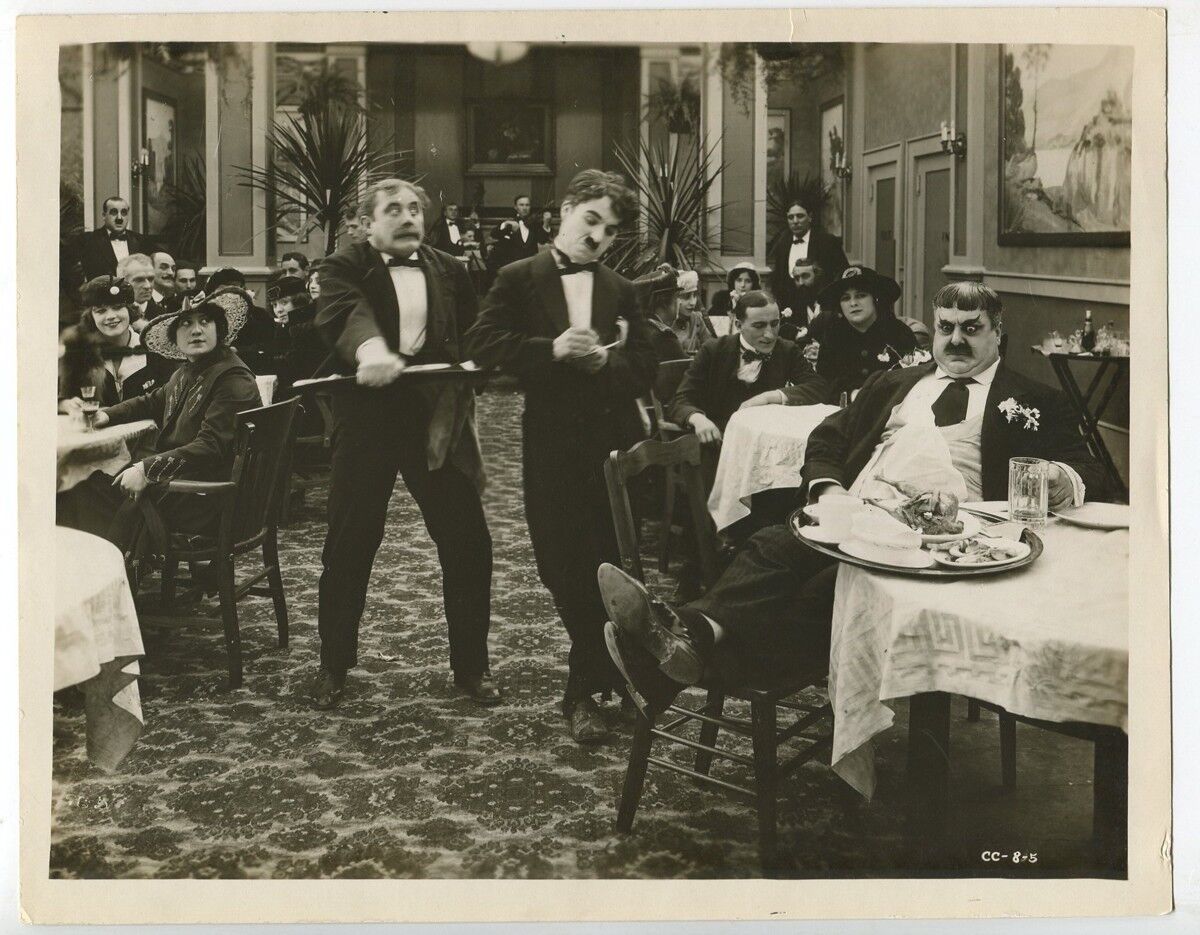 CHARLIE CHAPLIN The Rink 1917 ORIGINAL Mutual Films Co Photo Silent Film J2555