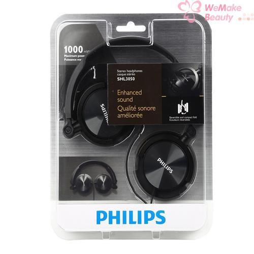 Philips Enhanced Sound Stereo Headphones SHL3050 Black New In Box