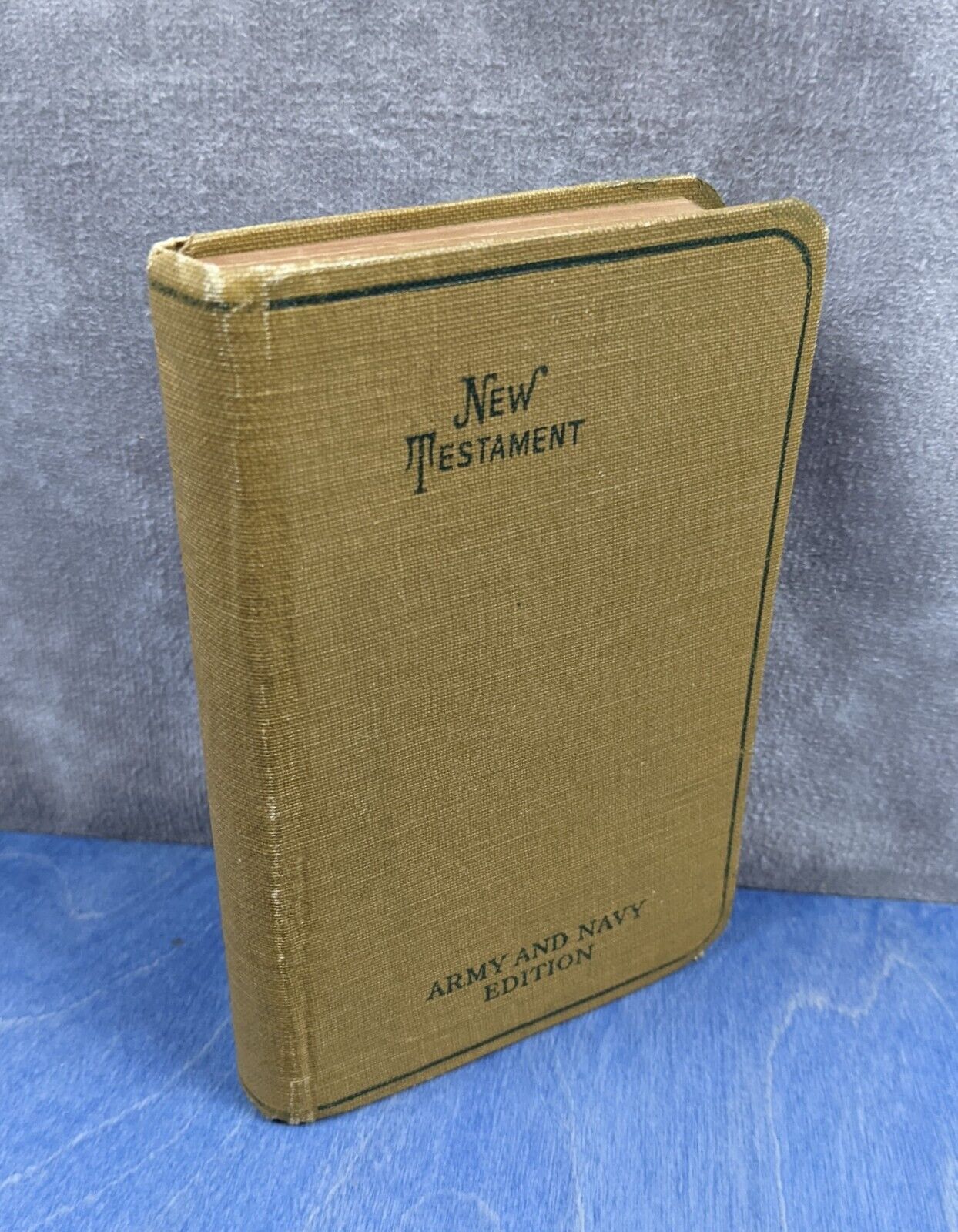 Vintage 1917 Pocket Bible WW1 Army Navy Edition New Testament Soldiers Rolla ND