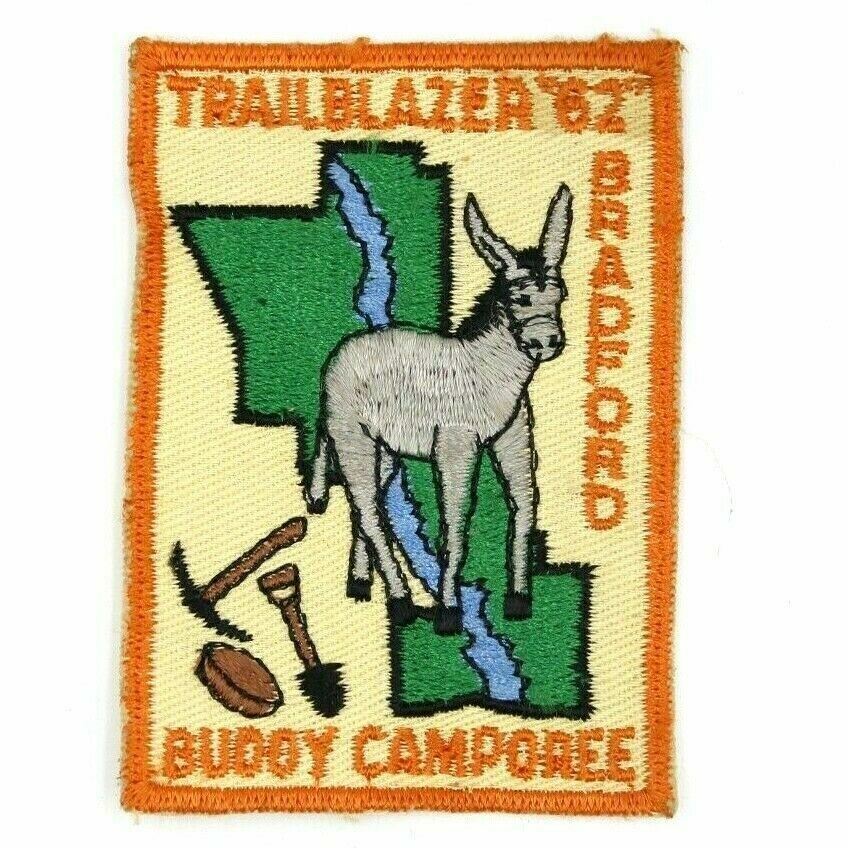 1962 Buddy Camporee Camp Bradford Central Indiana Council Patch Boy Scouts BSA