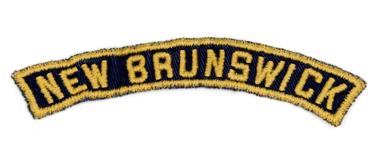 Vintage New Brunswick New Jersey Blue Gold Community Strip Cub Boy Scouts BSA