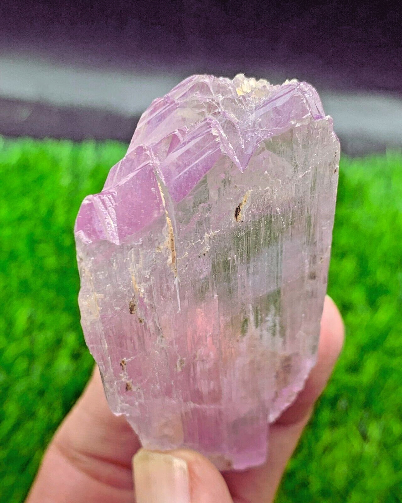 465 Cts Double Terminated Pink Kunzite Crystal from Afghanistan