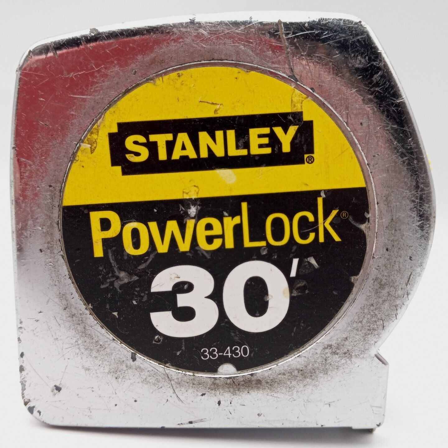 Vintage Stanley 30 ft Powerlock Metal Tape Measure 33-430 Life Guard USA Made