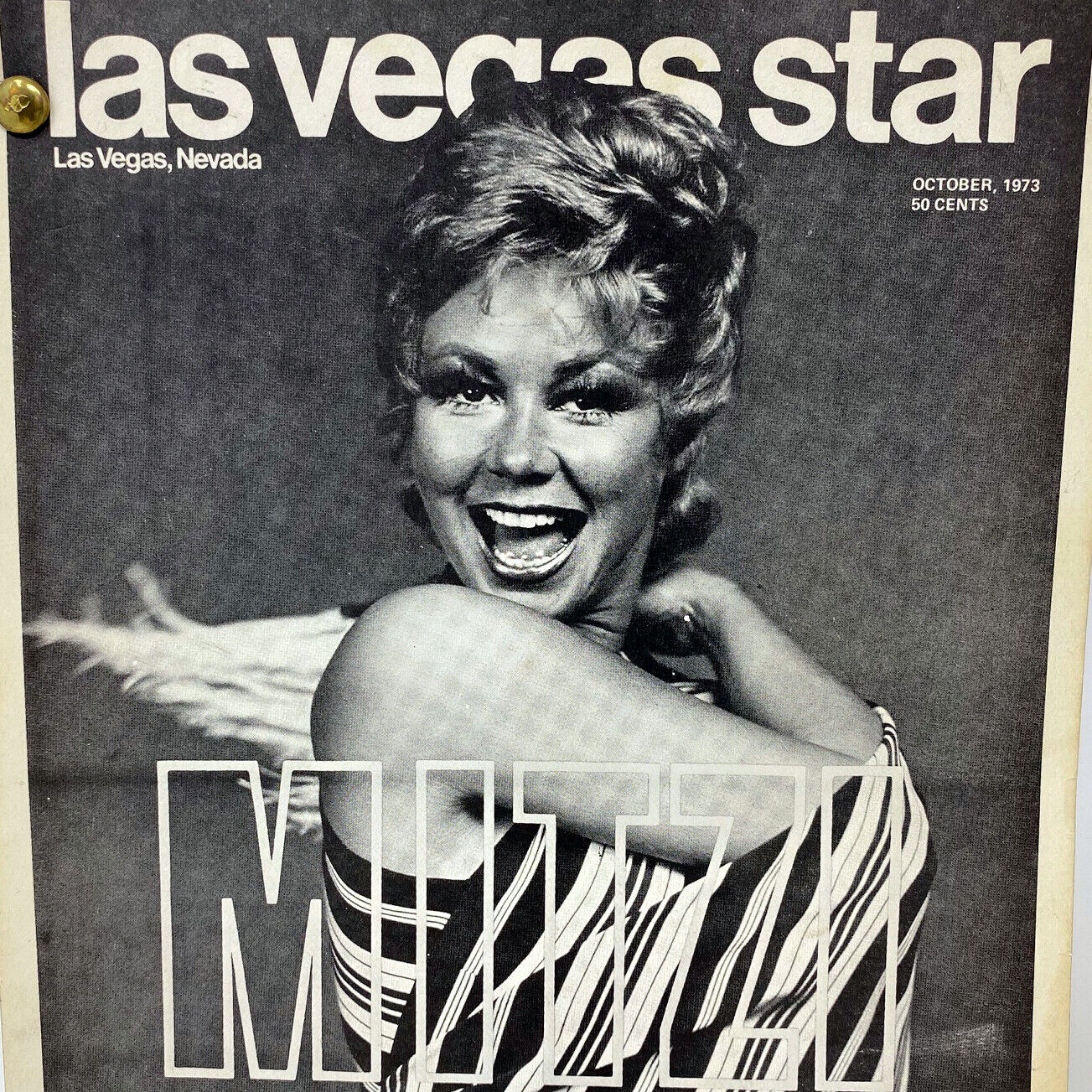 Vtg 1973 Las Vegas Star Magazine Proof Copy Mitzi Gaynor Betty Grable Tropicana