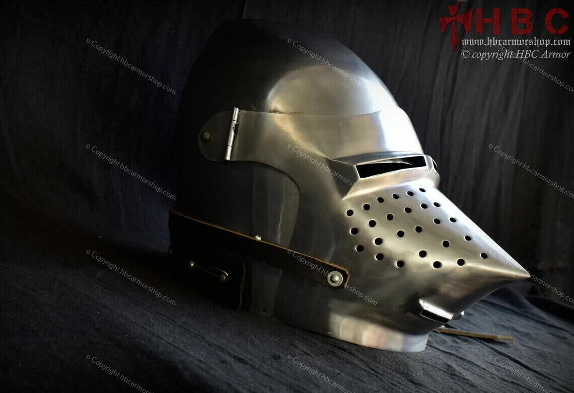 Steel houndskull Helmet Version 2 (Medieval reenactment/Medieval combat