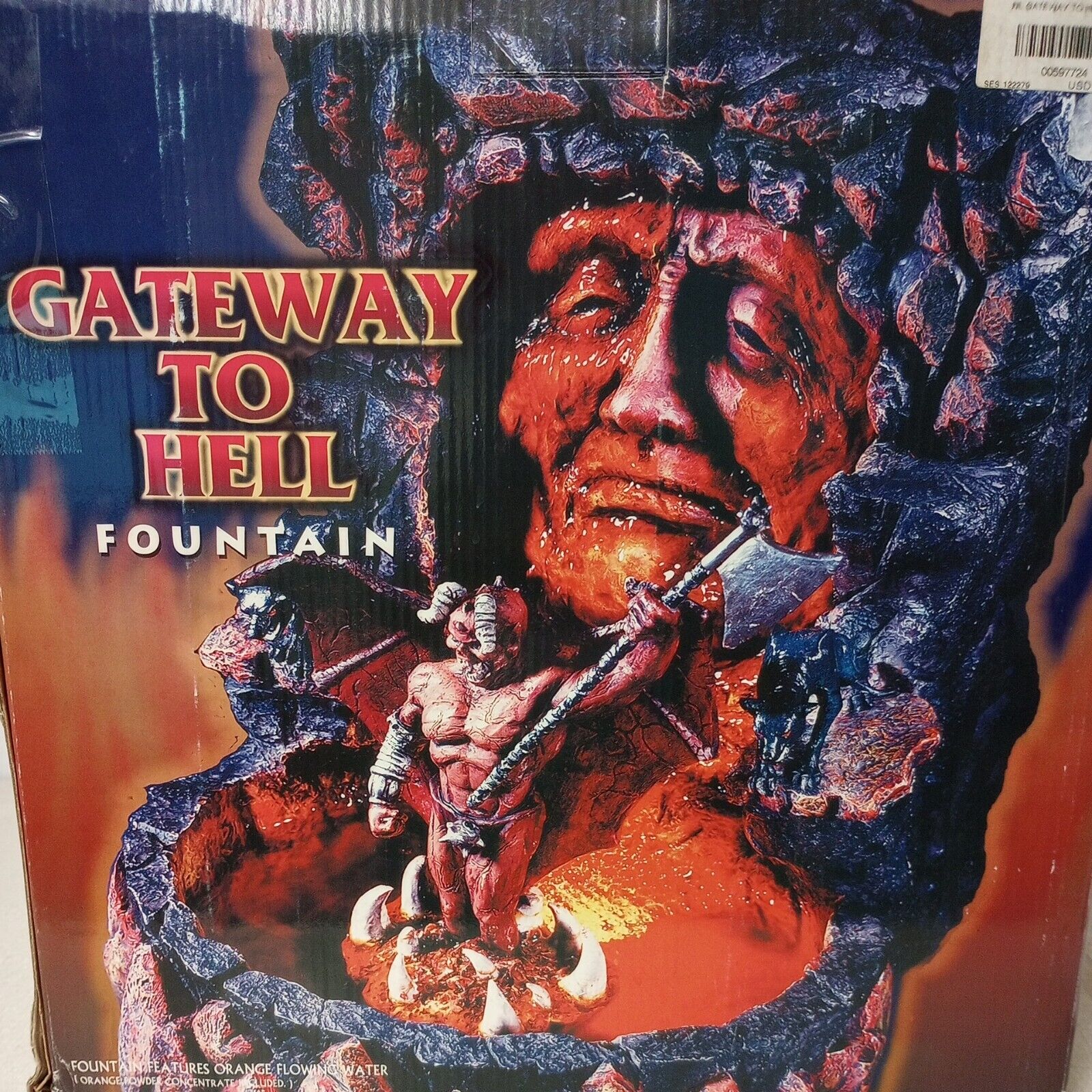 Rare New in Box Gateway to Hell Fountain From Spencer's Gifts Exclusive 1999