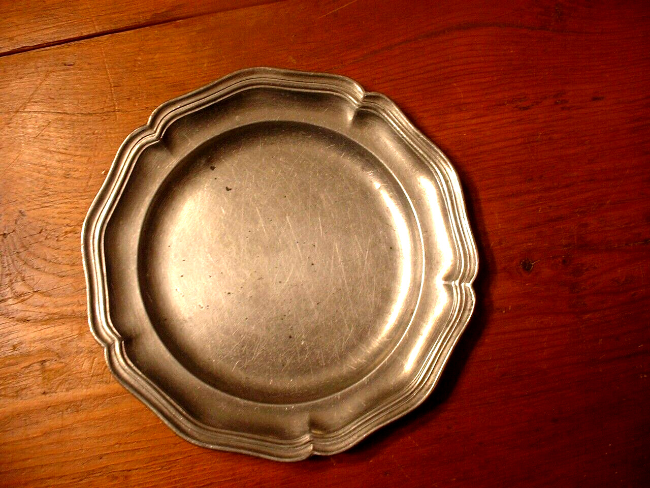Antique 18ThC French Pewter 7 1/4\