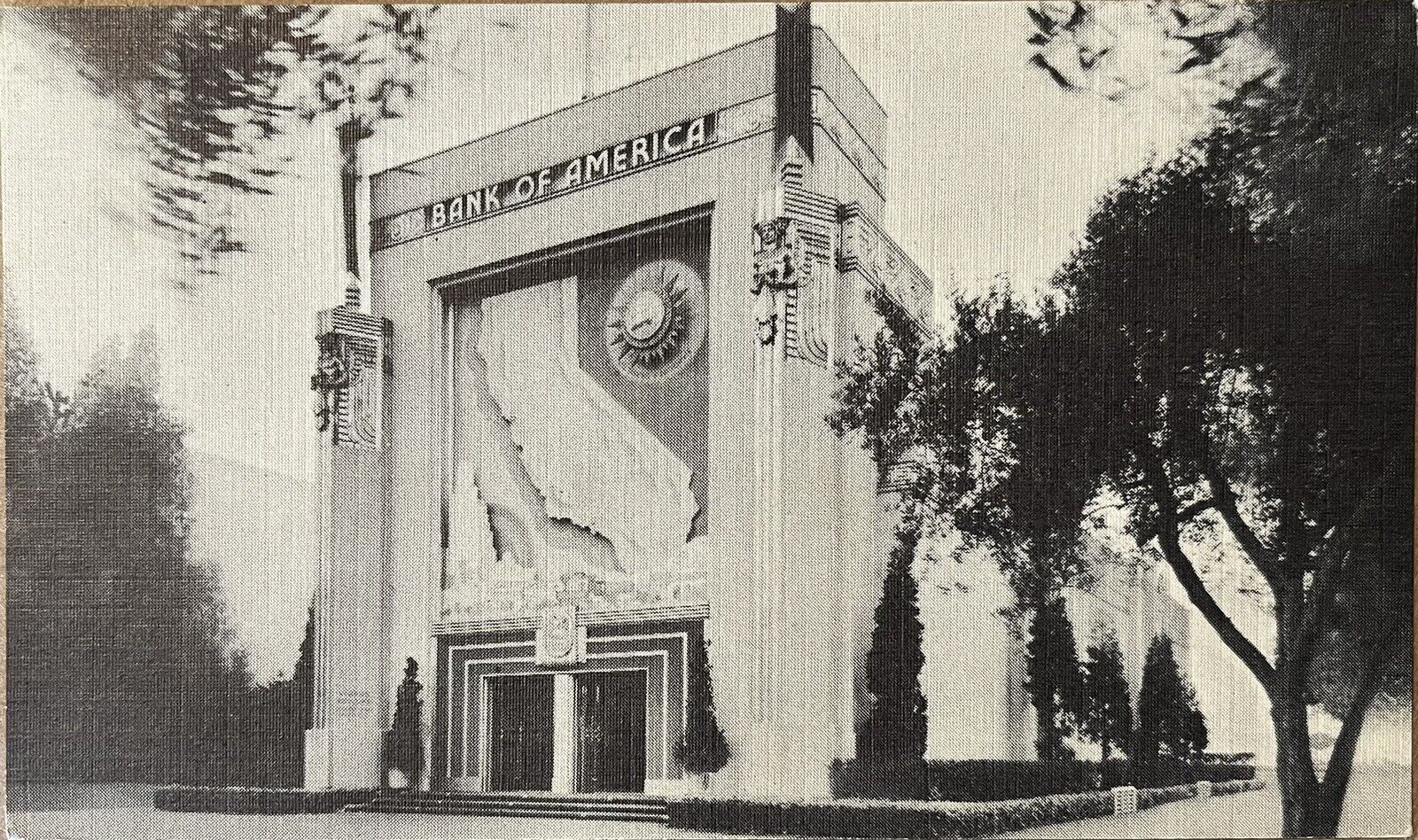 Golden Gate International Exposition Bank of America California Postcard 1939