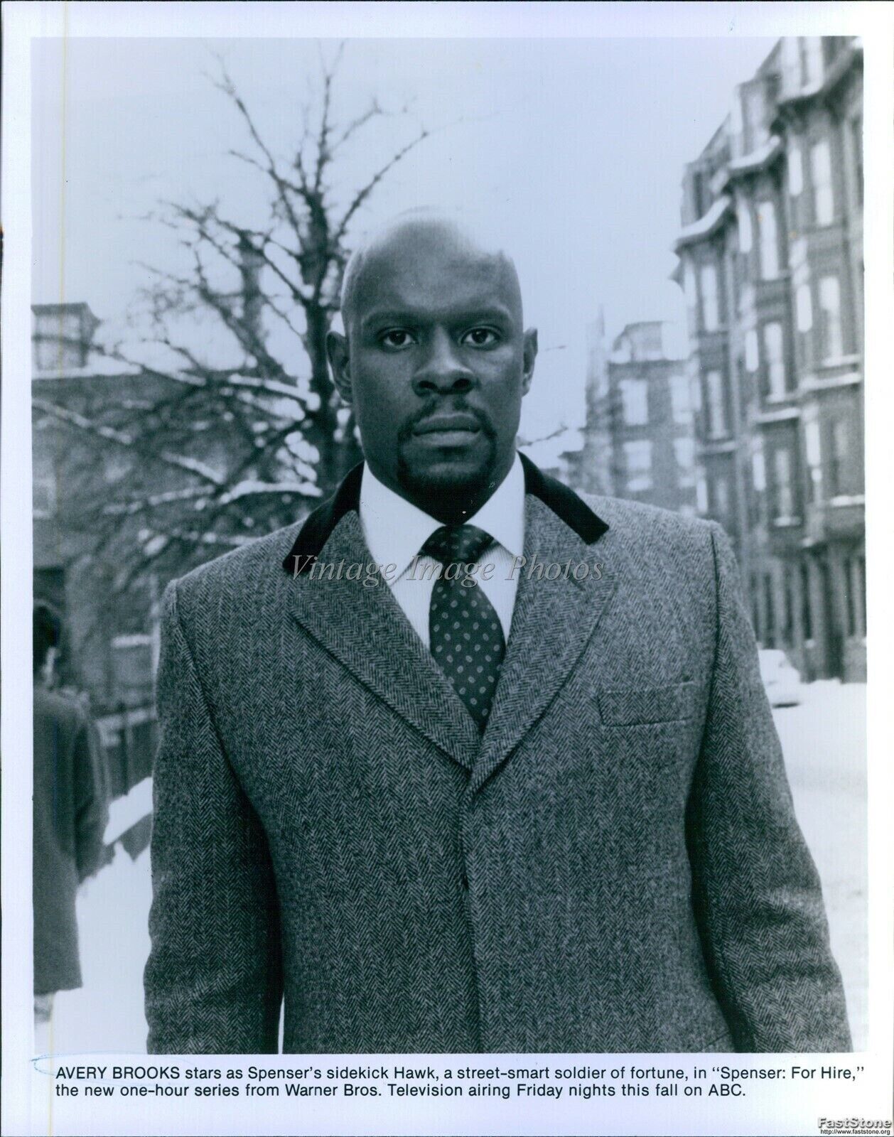 1989 Spenser: For Hire Avery Brooks As Hawk Warner Brothers Actor Photo 8X10