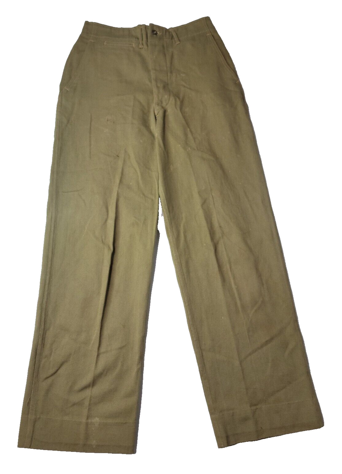 Boy Scouts Vintage 1940s WW2 Era OG Button Fly Pants Size 24x30
