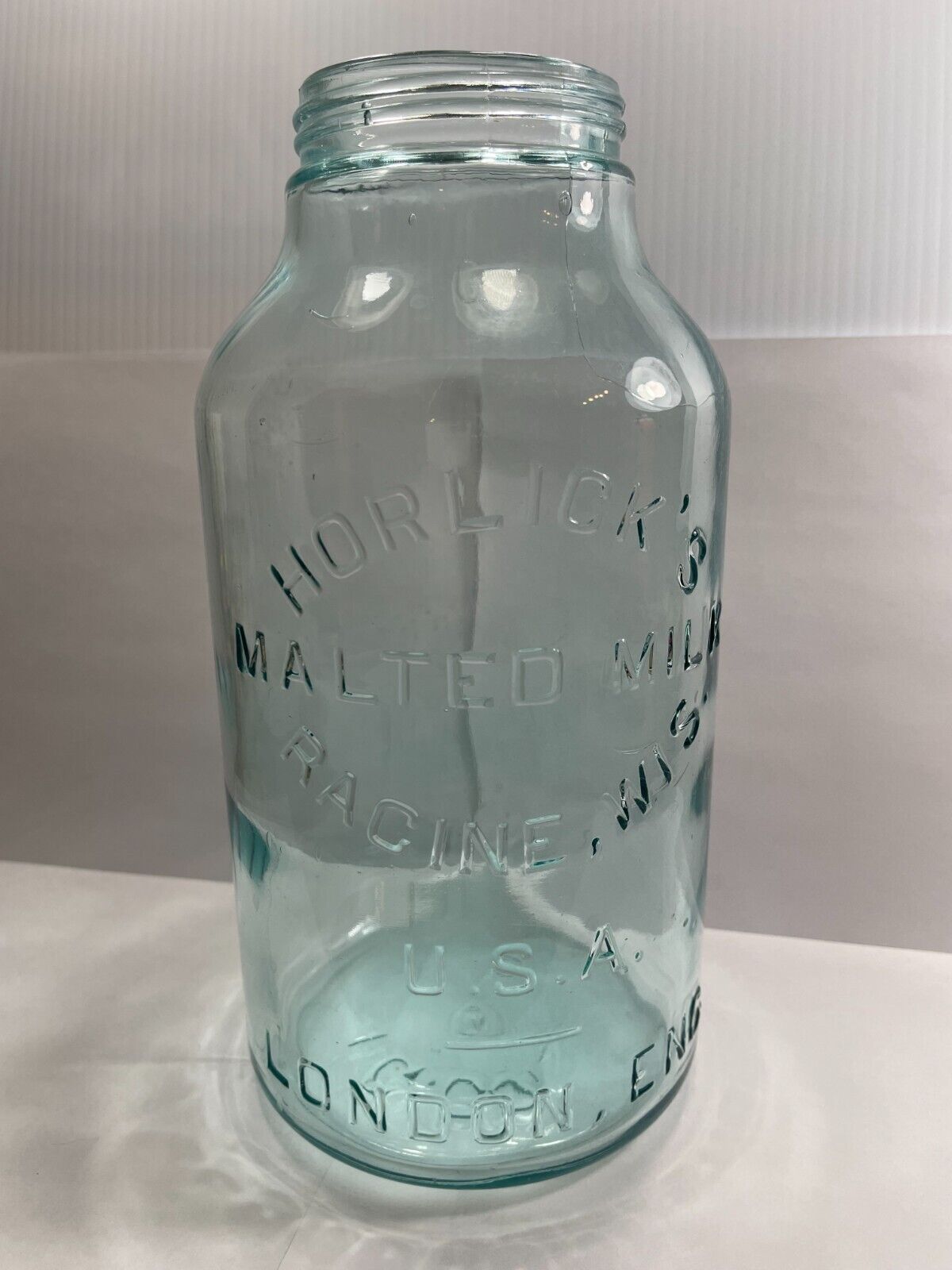 Antique Horlick's Malted Milk Racine, Wisconsin U.S.A. / London, Eng. (1 Gallon)