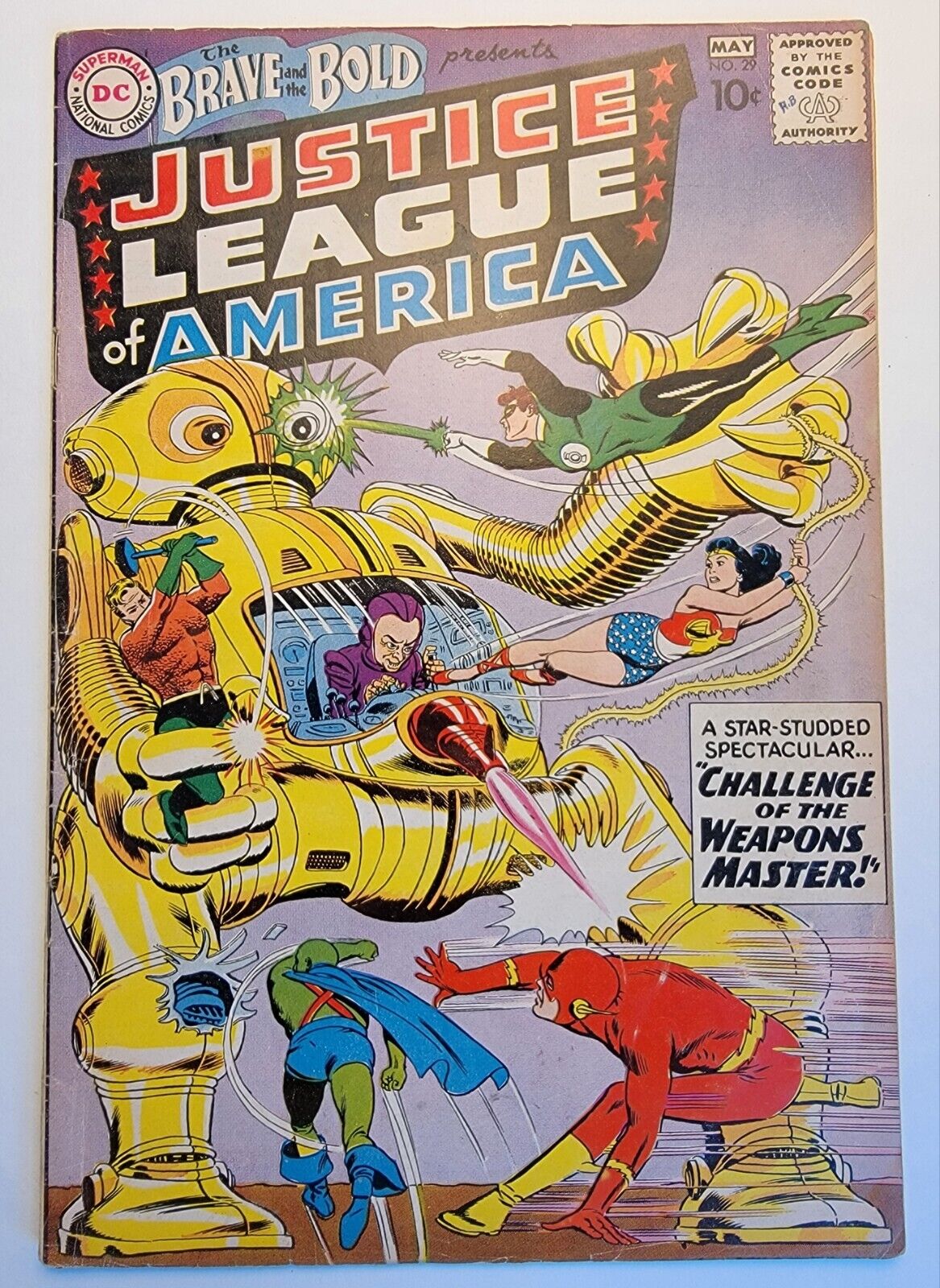 Brave and the Bold 29 VG/FN 2nd App of The Justice League 1960 Silver Age Mid Gr