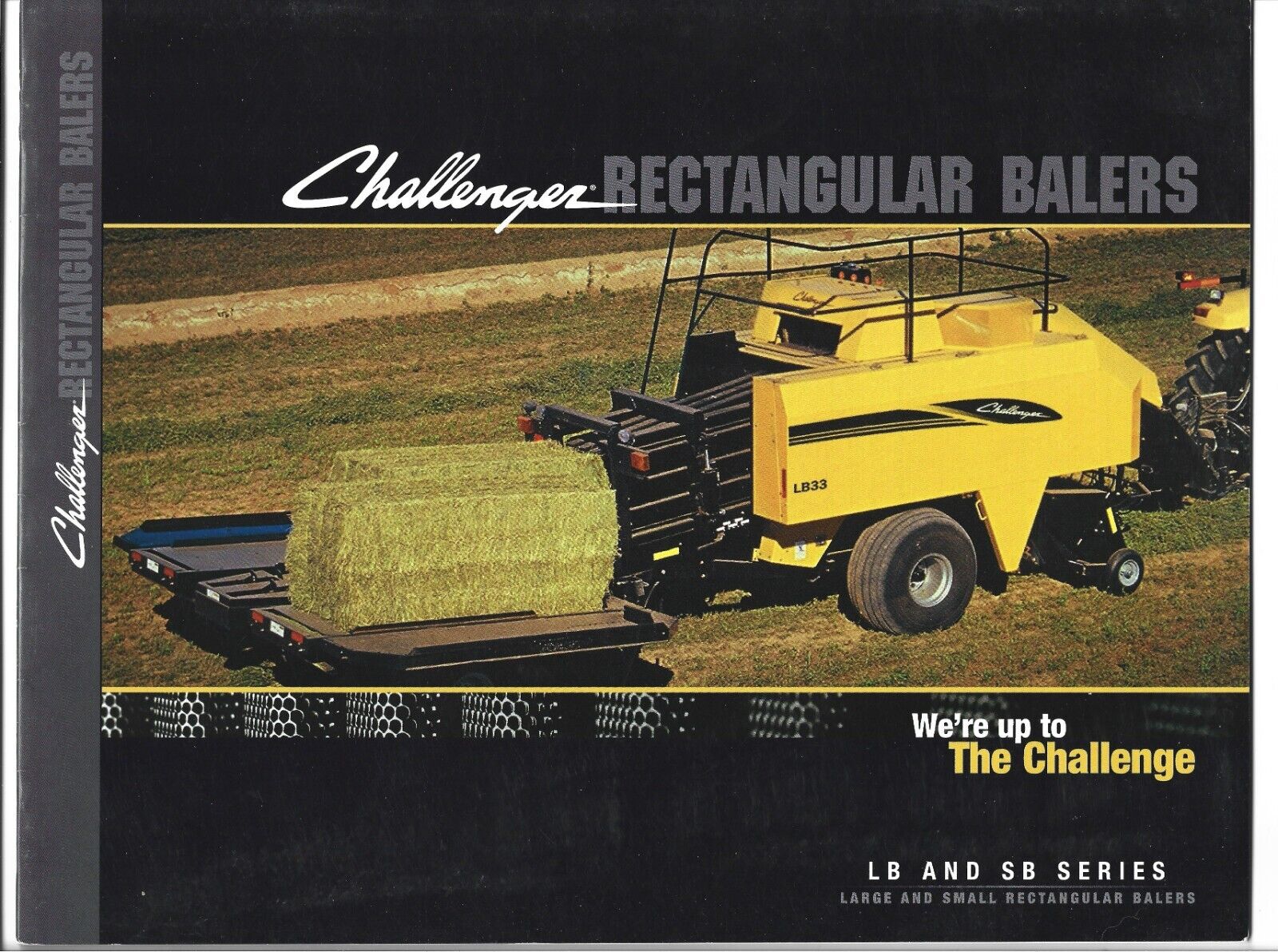 Original Challenger LB and SB Series Rectangular Balers Sales Brochure # 13445