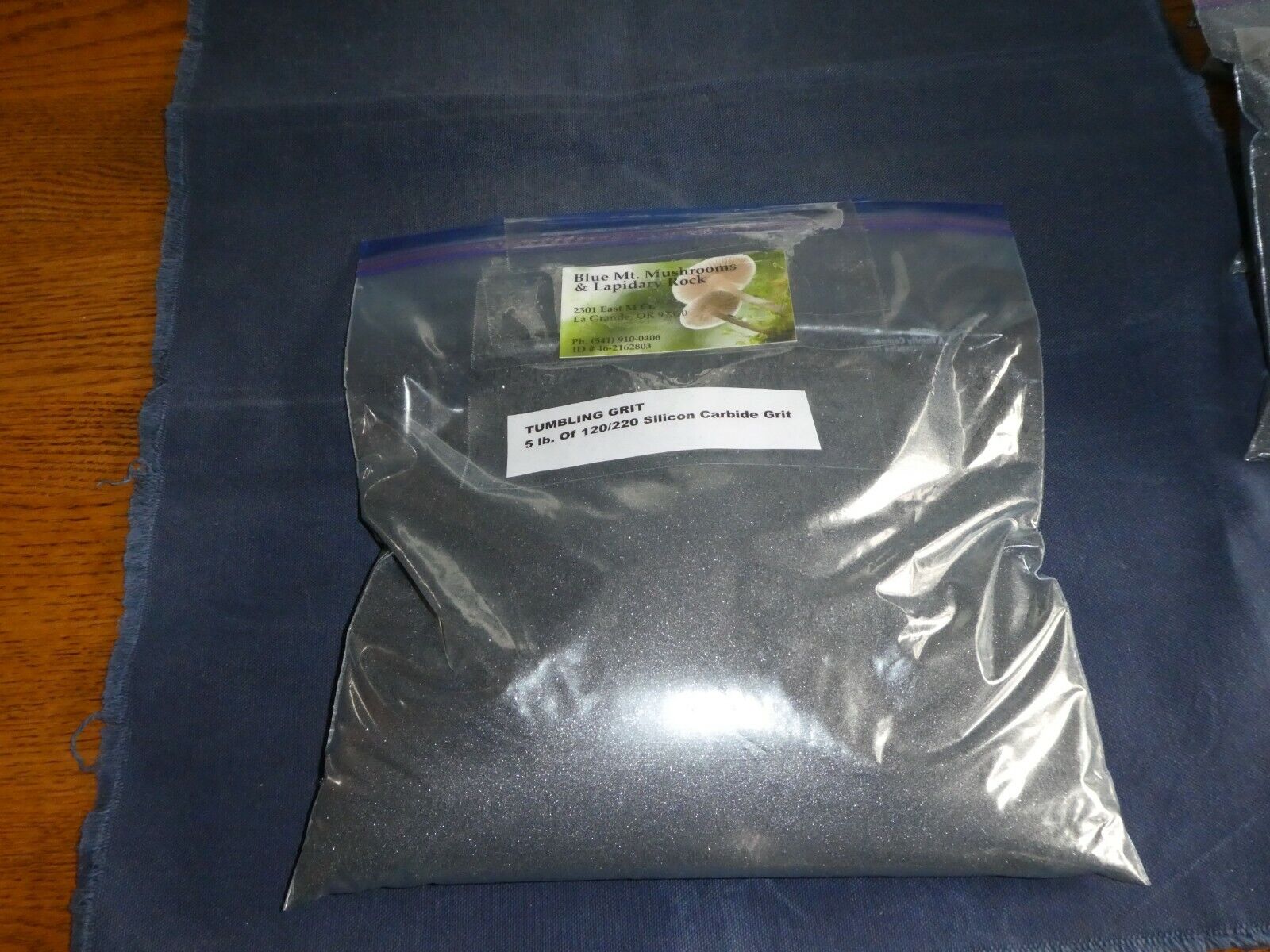 Rock Tumbling Grit -5 pounds of 120/220 Silicon Carbide