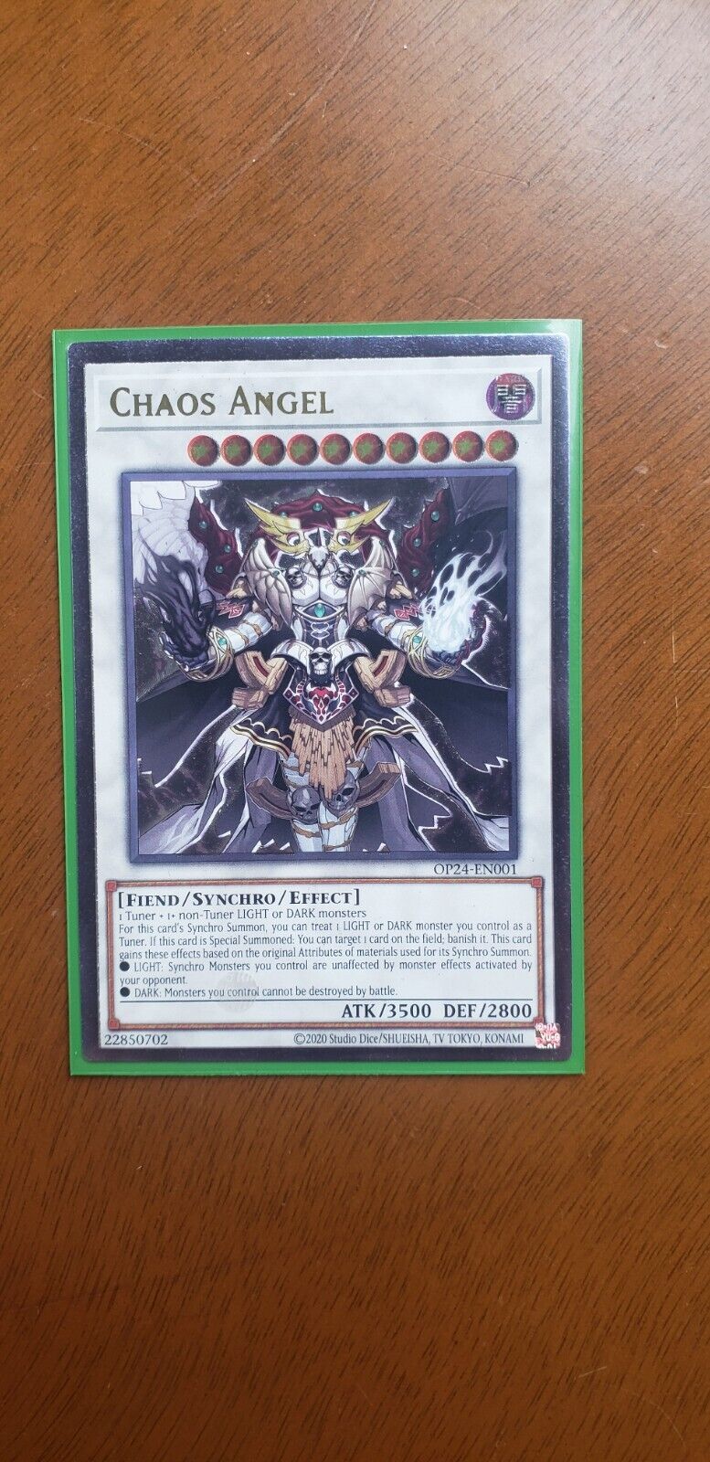 Yu-Gi-Oh Chaos Angel - Ultimate Rare - OP24-EN001 (Near Mint)