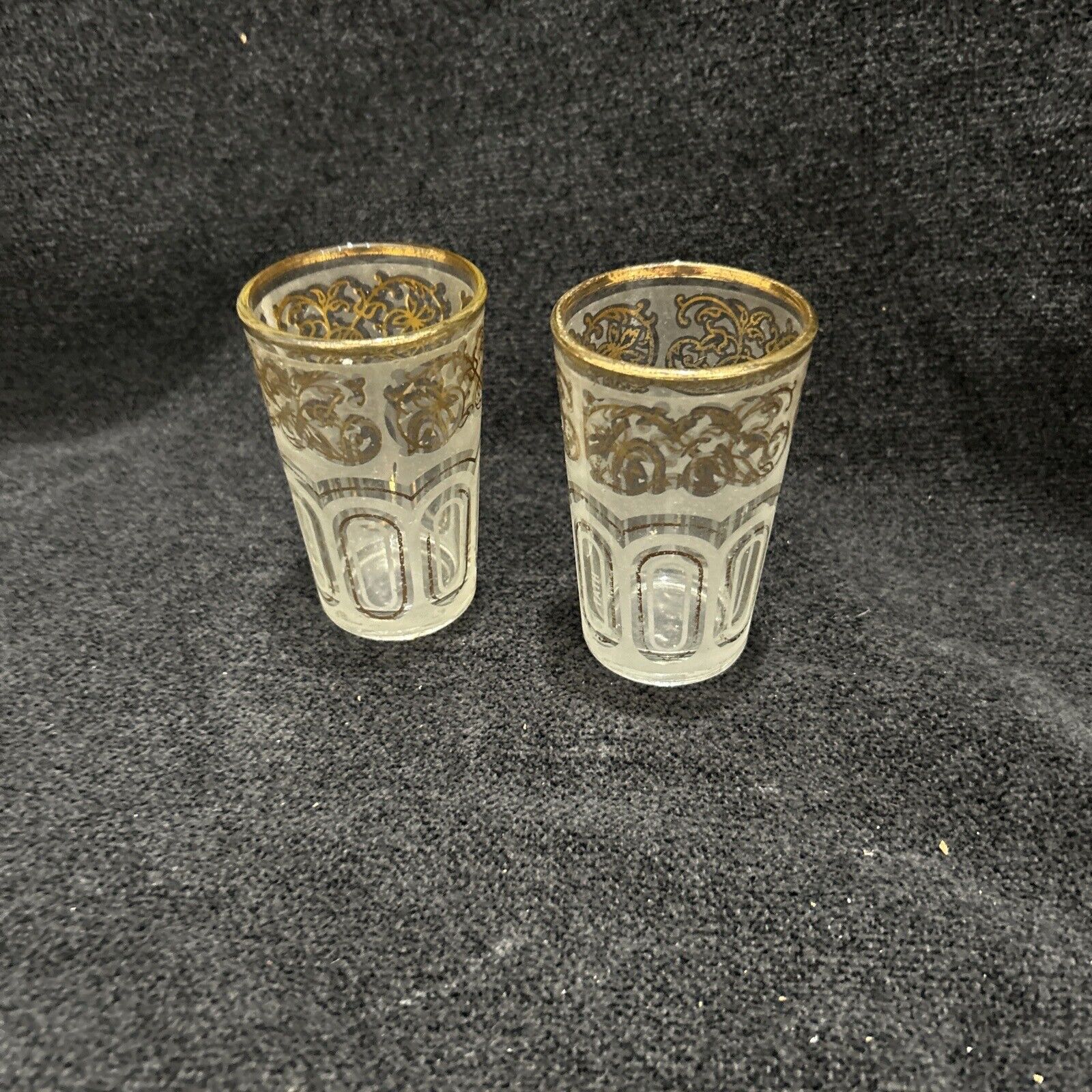 vintage moroccan tea glasses