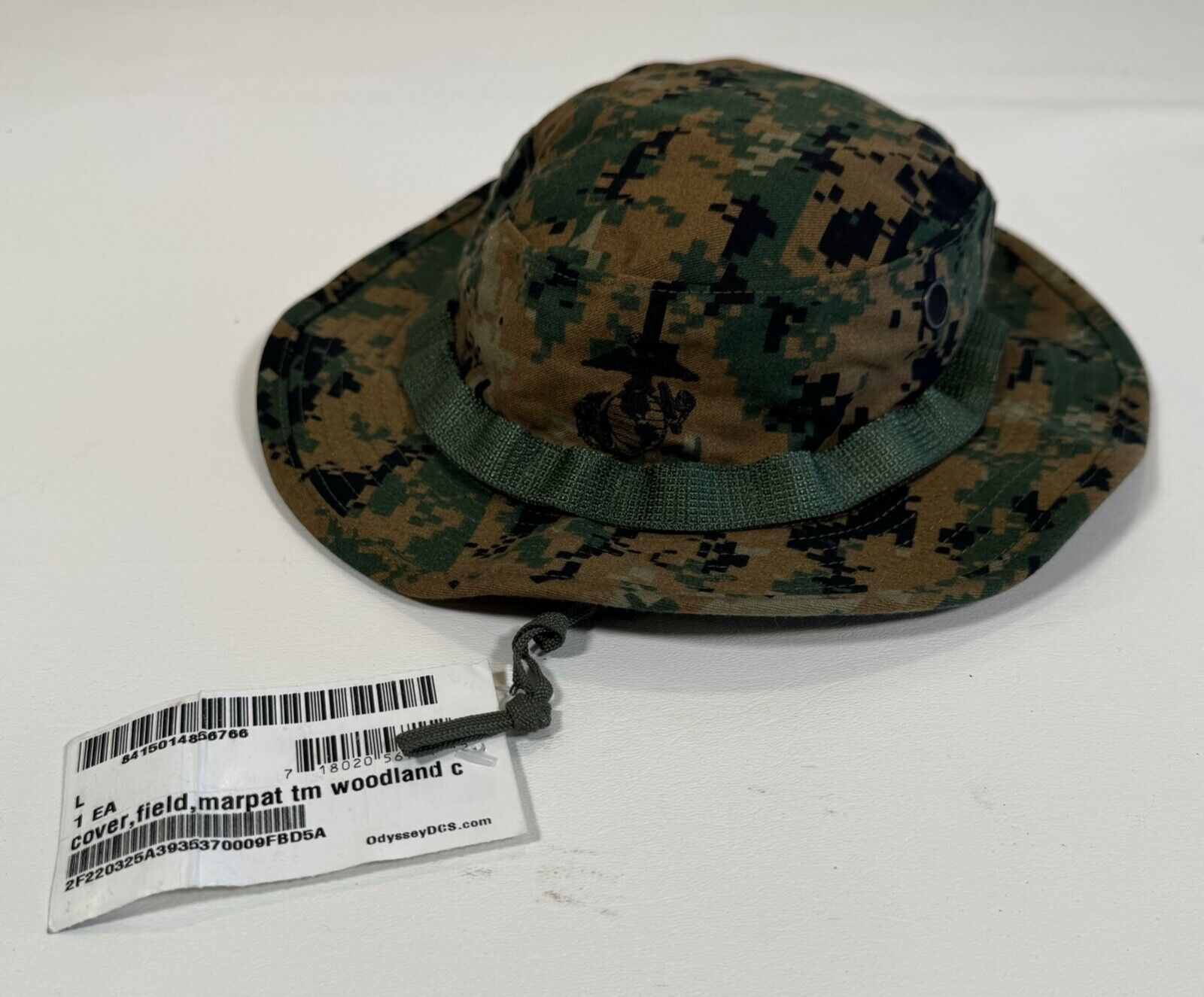 New USMC Marine Corps Woodland MARPAT Field Cover Jungle Boonie Sun Hat Large