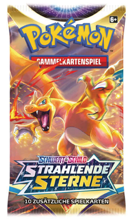 Pokemon Sword and Shield Bright Stars Booster German Original Packaging