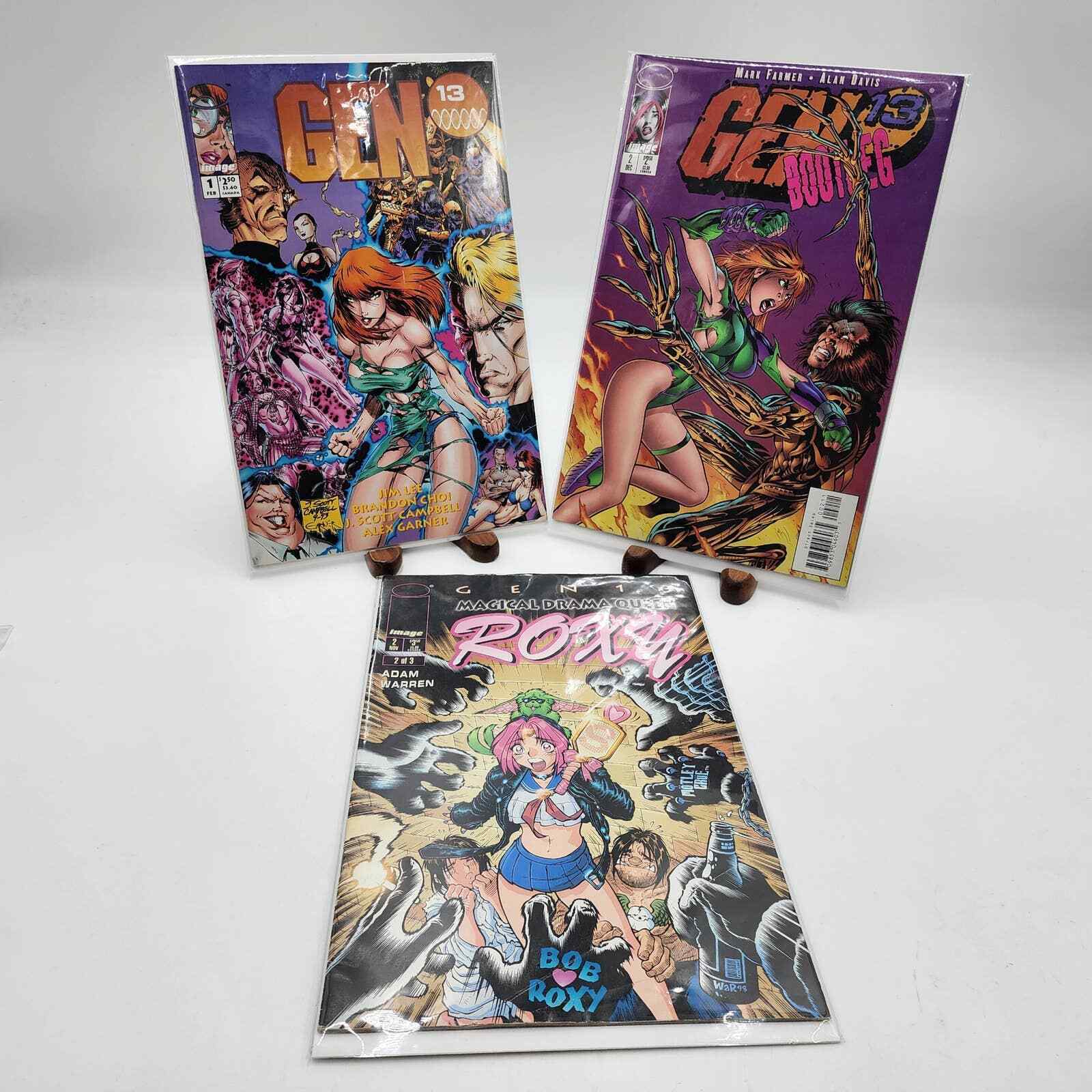Image Comics Gen13 Book 1 & 2 Bootleg/Roxy Set Of 3