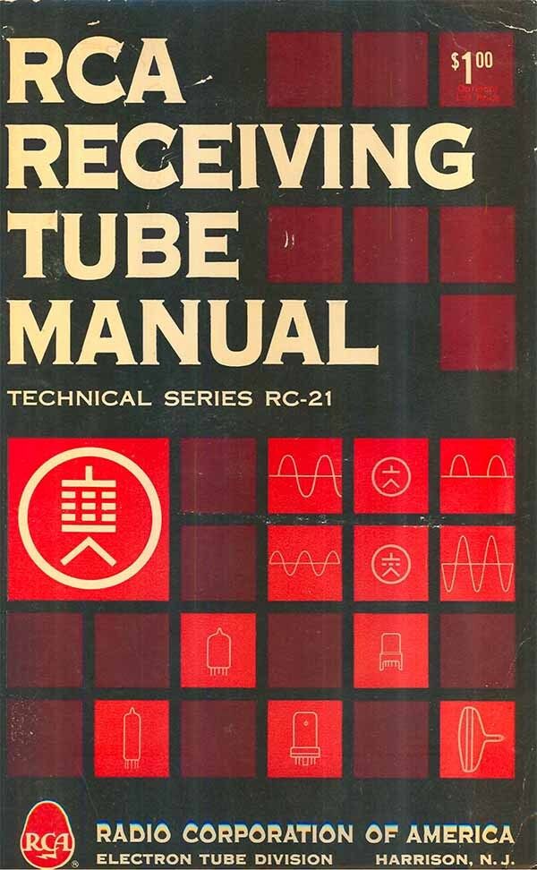 RCA RECEIVING TUBE MANUAL RC-21 1961 PDF