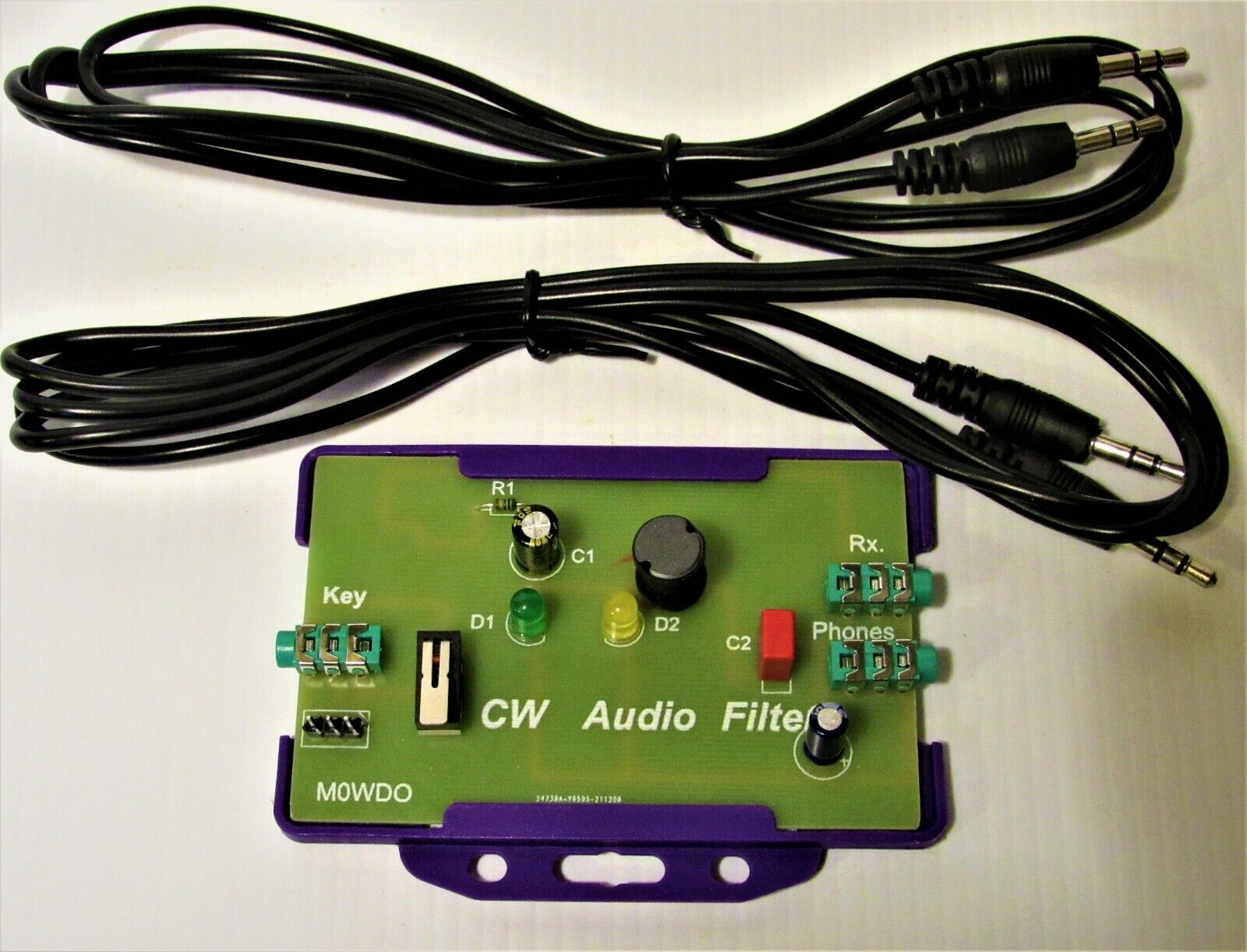  Morse Code Key and Noise Filter  for Ham Transceivers ASSEMBLED MFJ