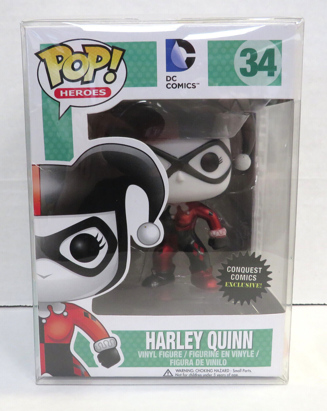 Harley Quinn POP Figure #34 (2013) Funko New Conquest Exclusive