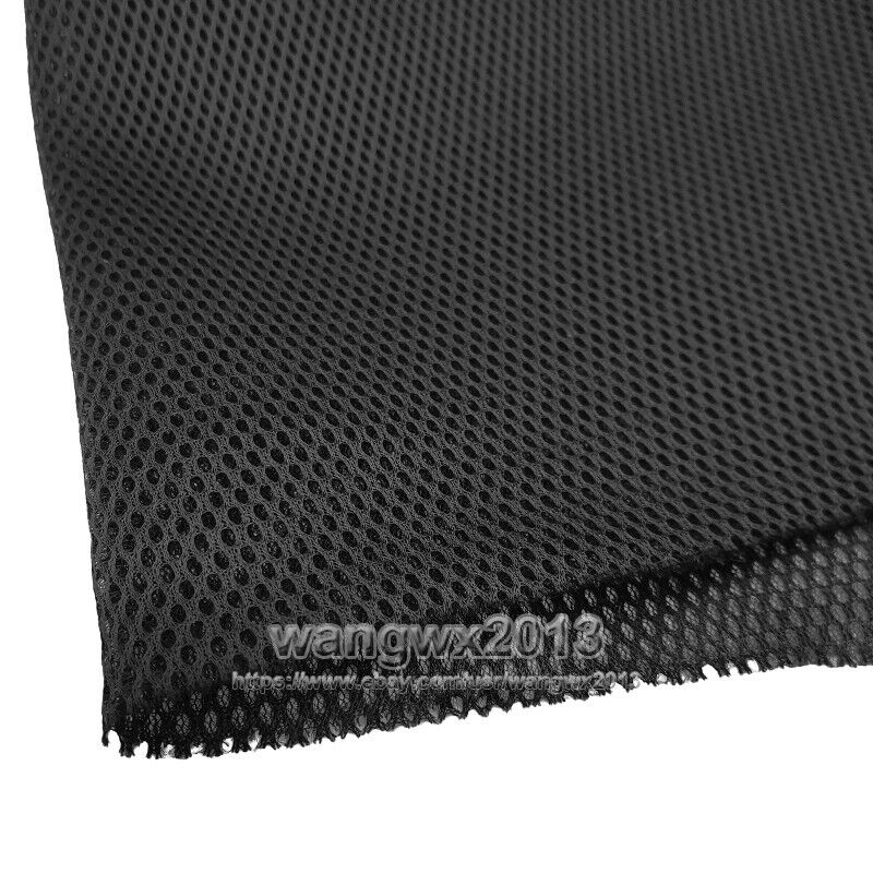 1x Speaker Grille Cloth Stereo Grille Fabric Speaker Mesh Cloth Black 1.4mx0.5m