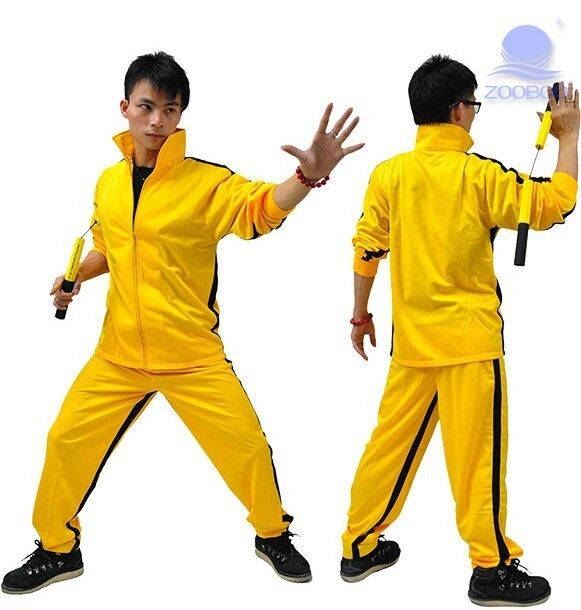 bruce lee game of death kill bill tracksuit kung fu