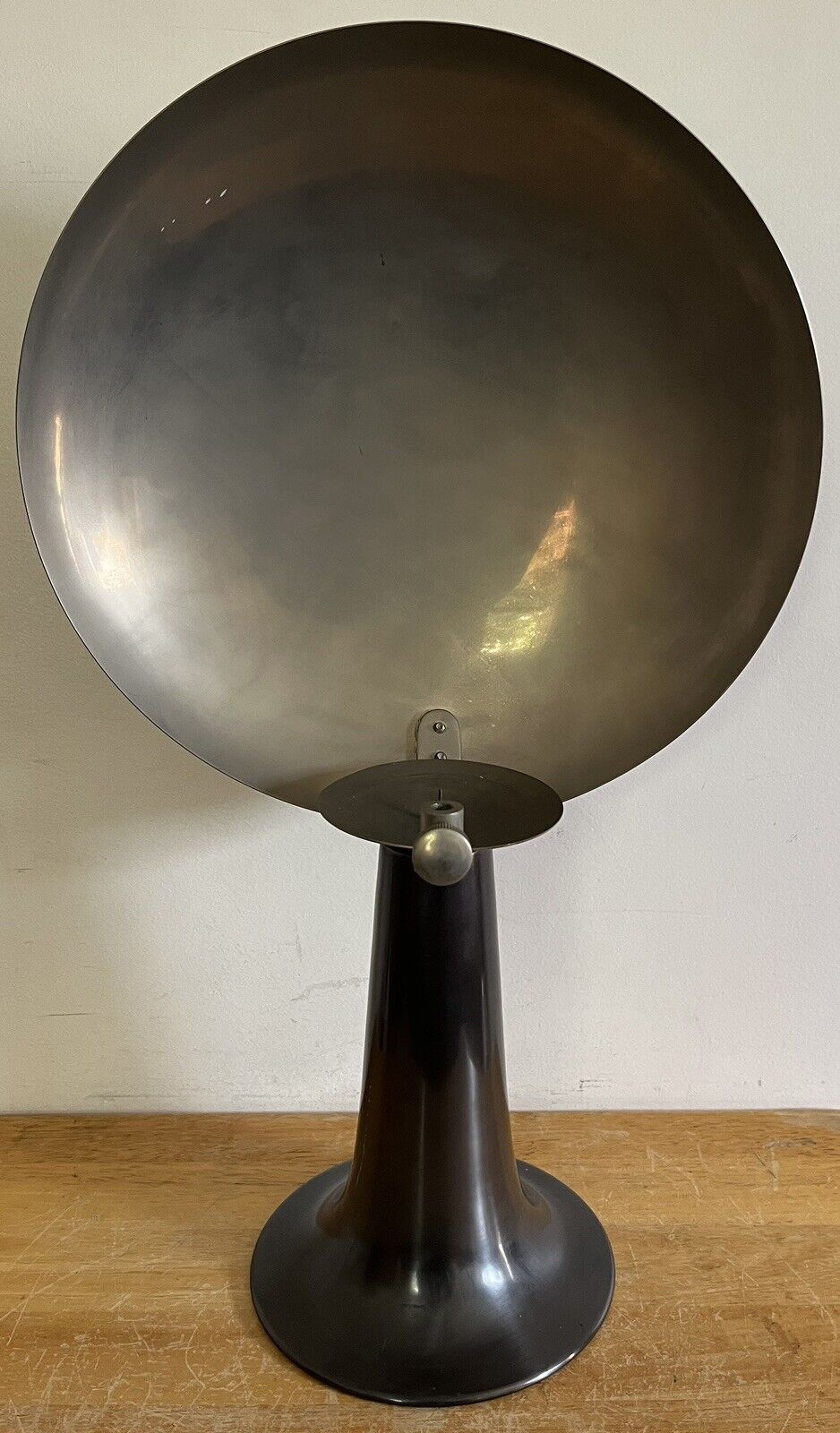Antique Medical Optical Candle Holder , Parabolic Reflector , No Magnifier Rare