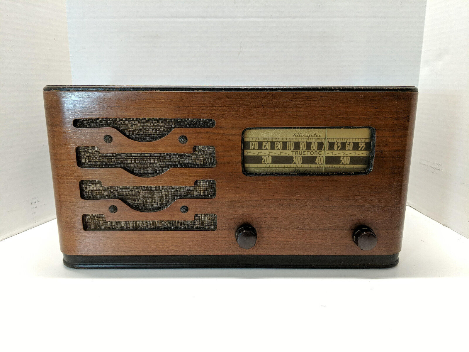 Vintage Truetone Model D-1020 Tube Radio 1939 - Untested
