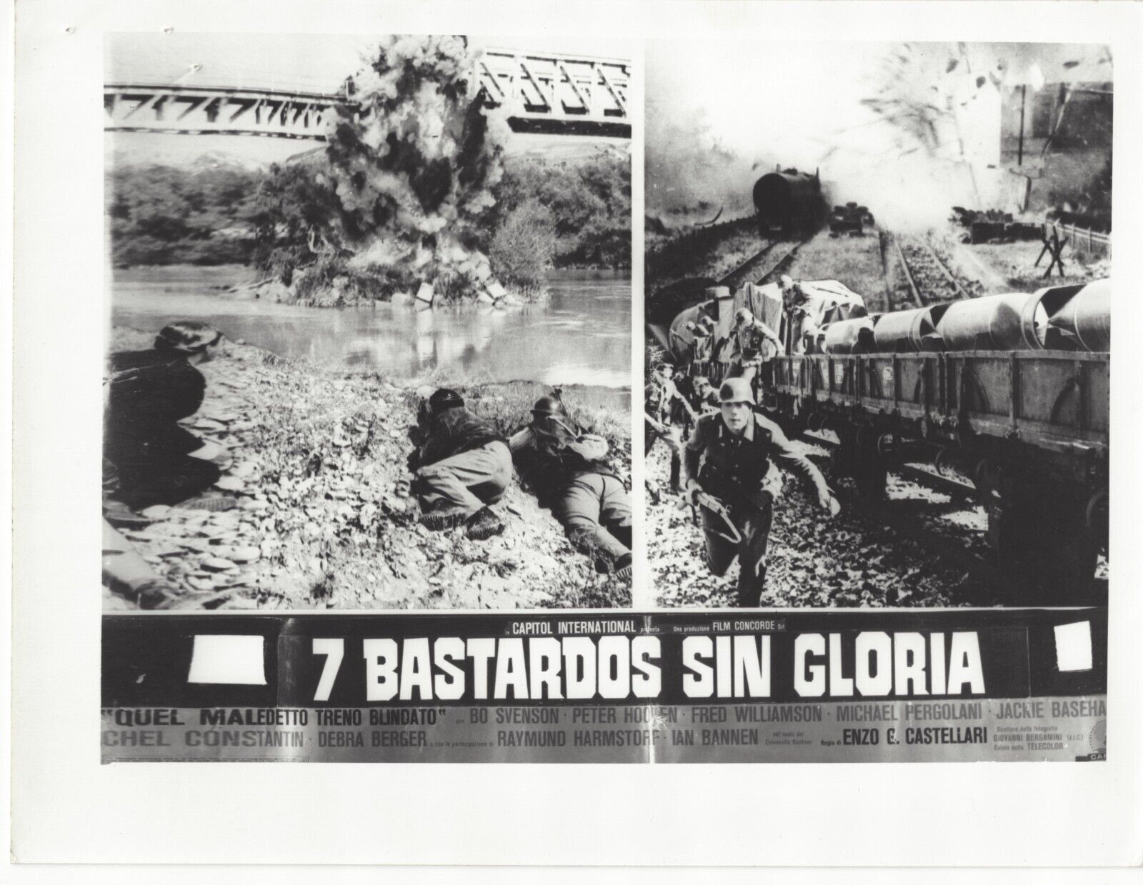 Inglorious Bastards~7 Bastardos Sin Gloria~Enzo Castellari~German Explosion WW2